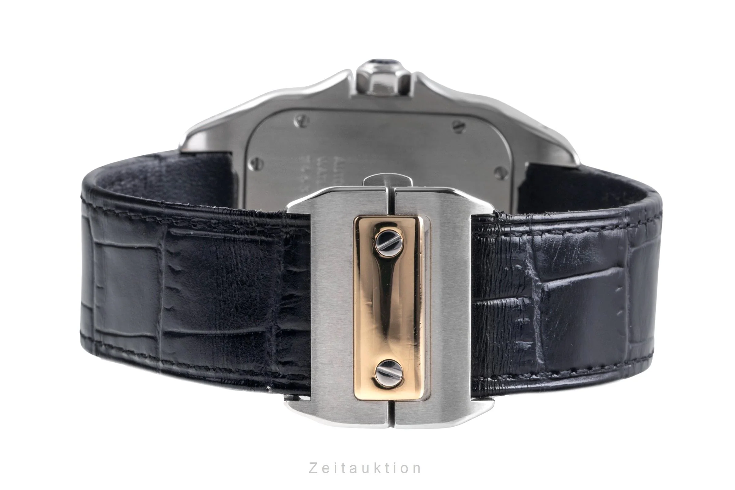 Cartier Santos 100 steel / gold automatic men's watch W20072X7  [2504420] - Image 13