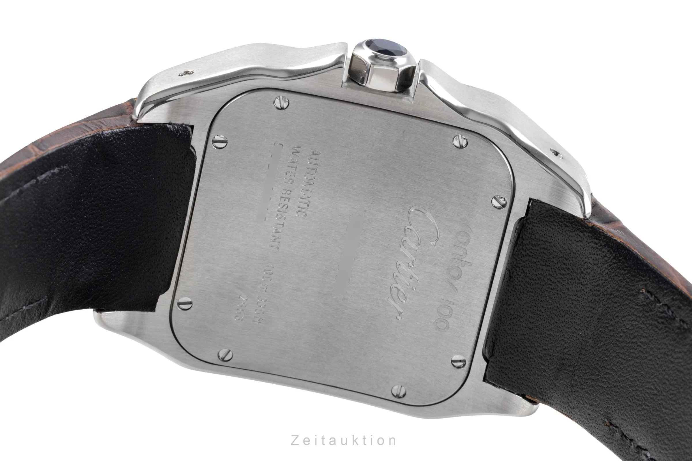 Cartier Santos 100 steel / gold automatic men's watch W20077X7  [2505262] - Image 12