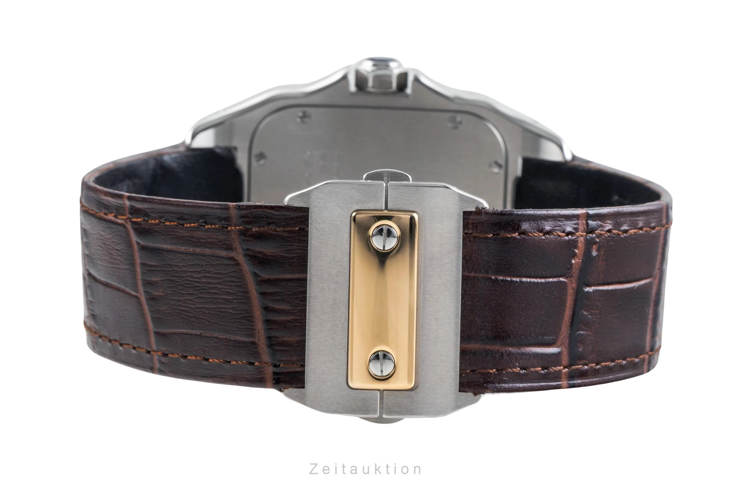 Cartier Santos 100 steel / gold automatic men's watch W20077X7  [2505262] - Image 13