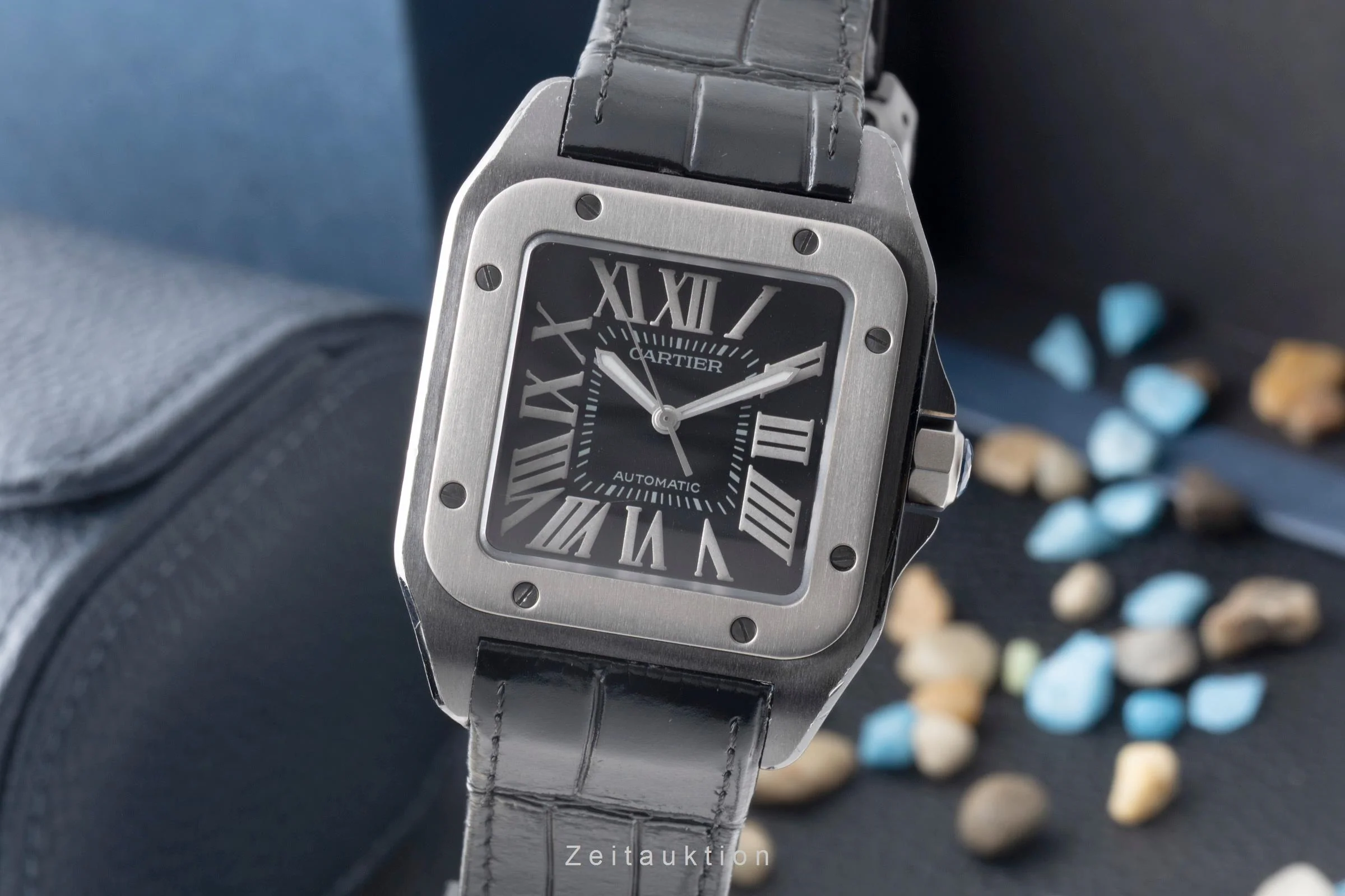 Cartier Santos 100 steel / titanium automatic men's watch W2020010  [2600871] - Image 2