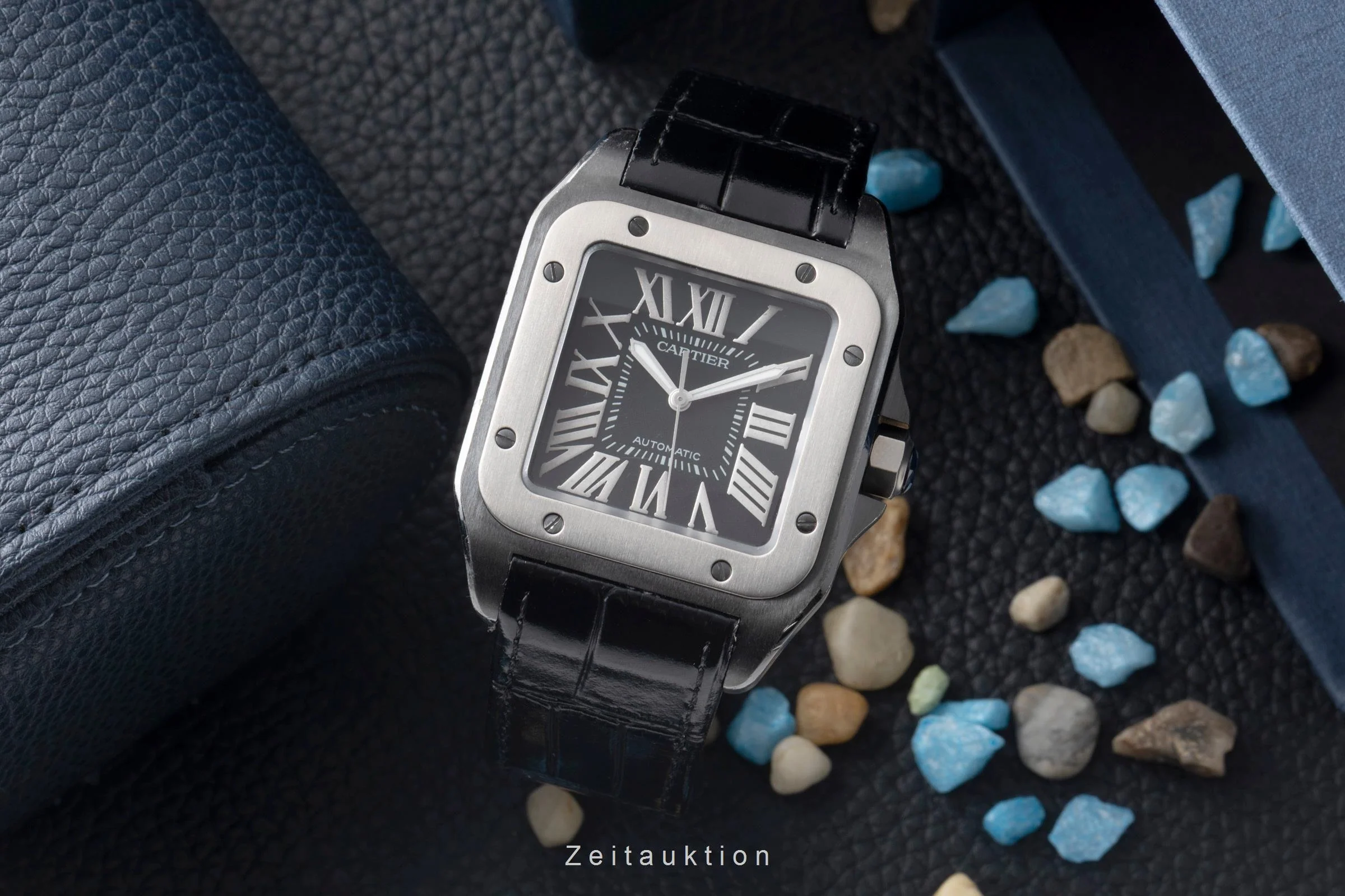 Cartier Santos 100 steel / titanium automatic men's watch W2020010  [2600871] - Image 4