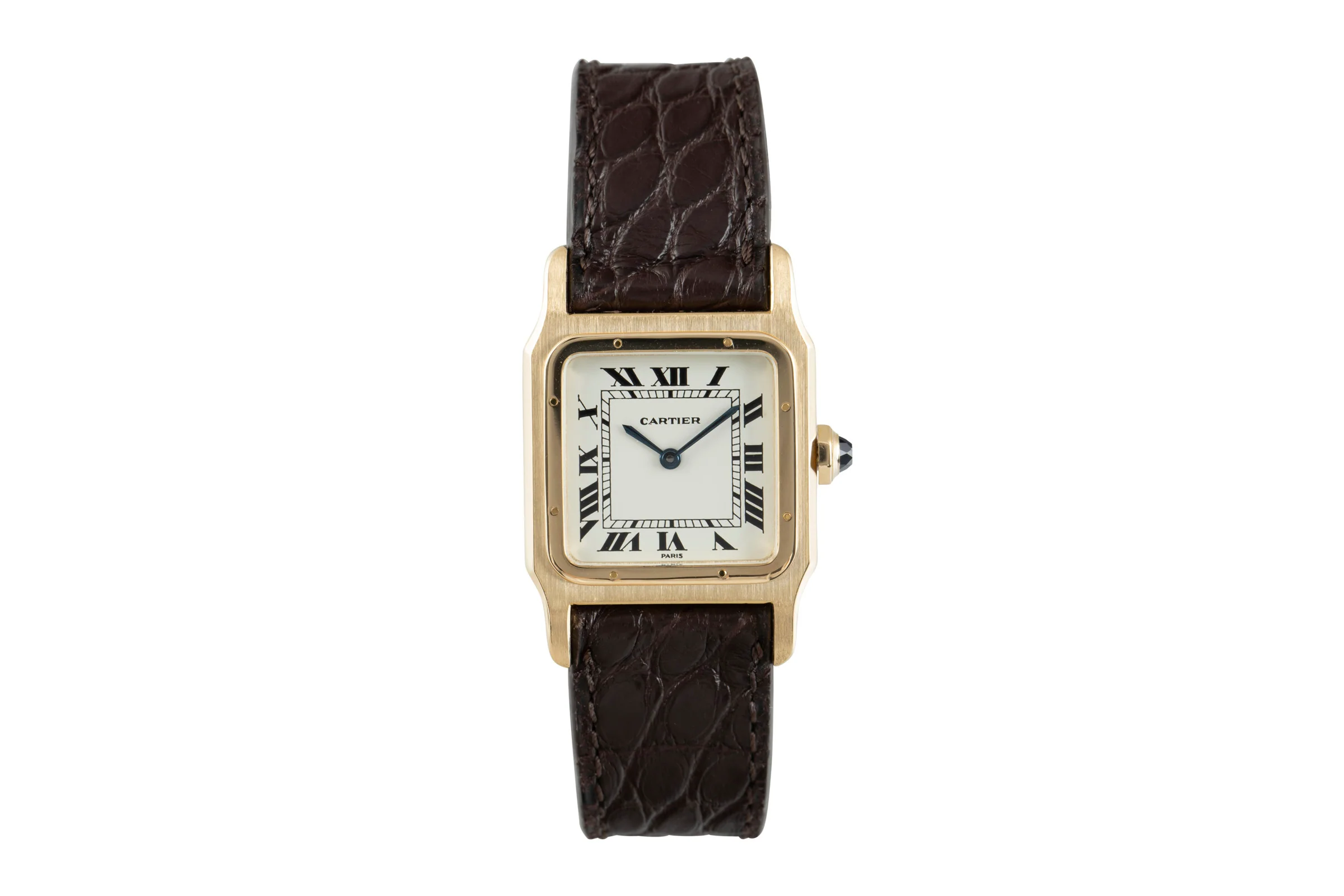 Cartier Santos 18 ct gold manual winding women's watch 15751 VP: 14000EUR Vintage  [2109000] - Image 4