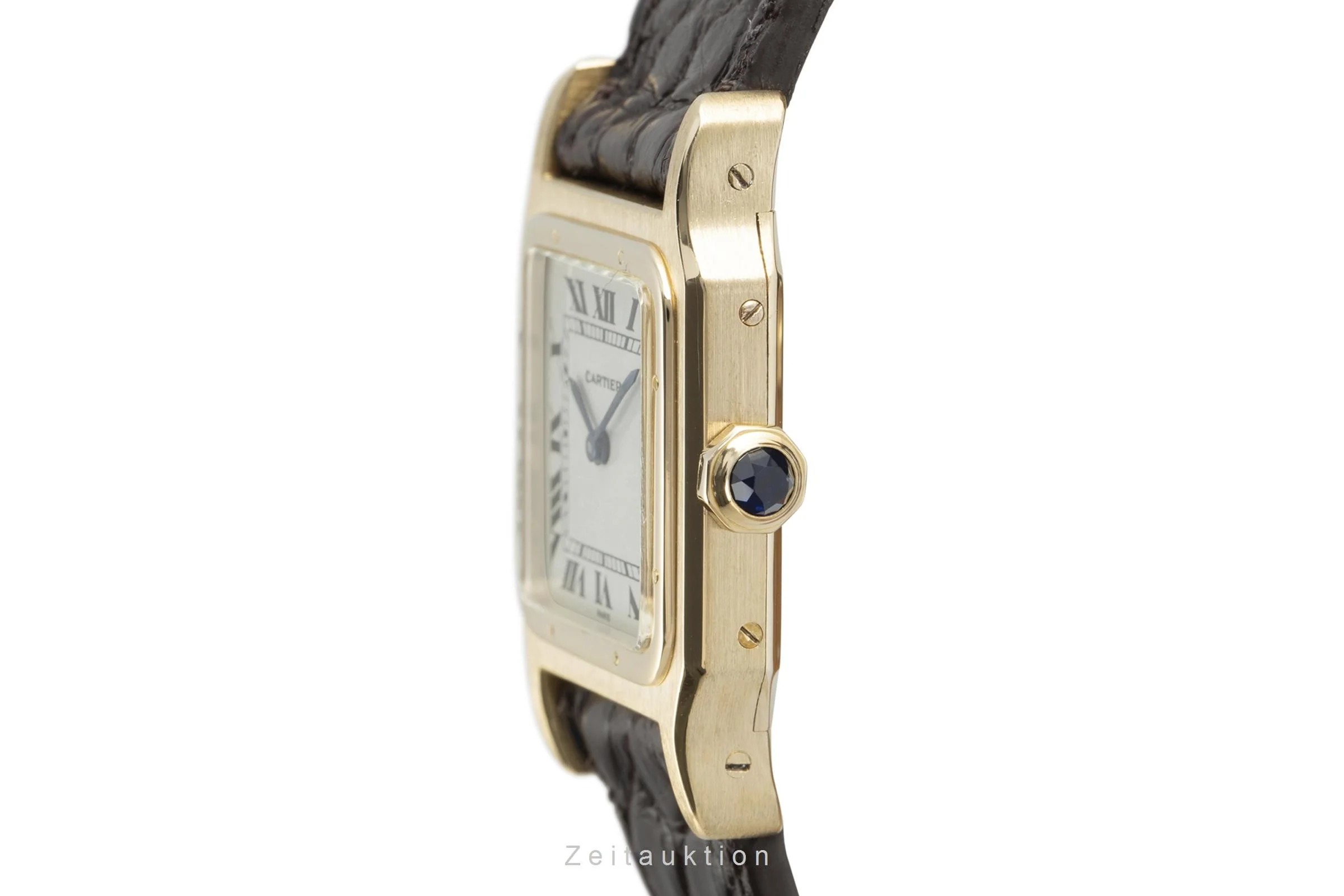 Cartier Santos 18 ct gold manual winding women's watch 15751 VP: 14000EUR Vintage  [2109000] - Image 6