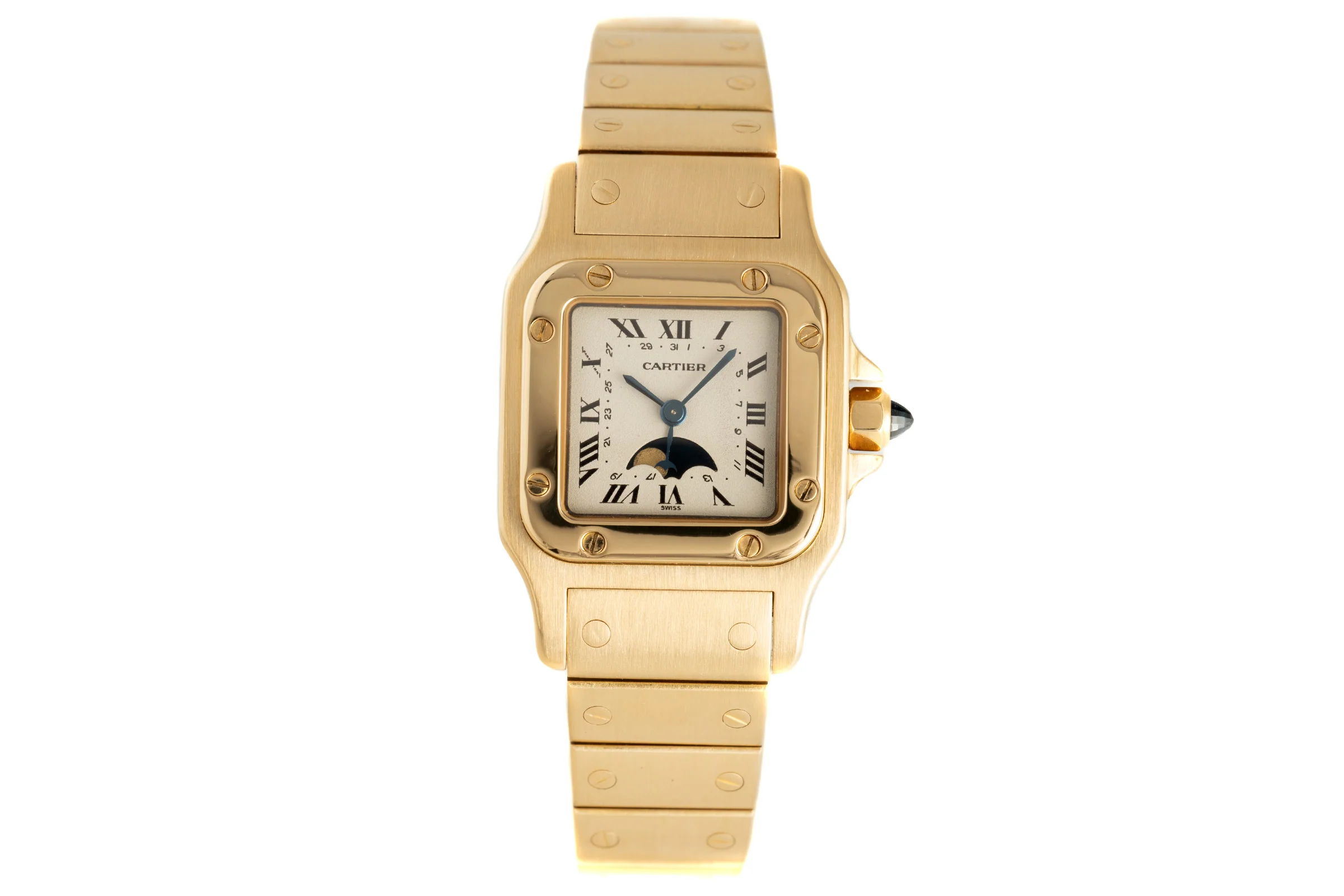Cartier Santos 18 ct gold quartz women's watch 819902, 0407  [2107554] - Image 4