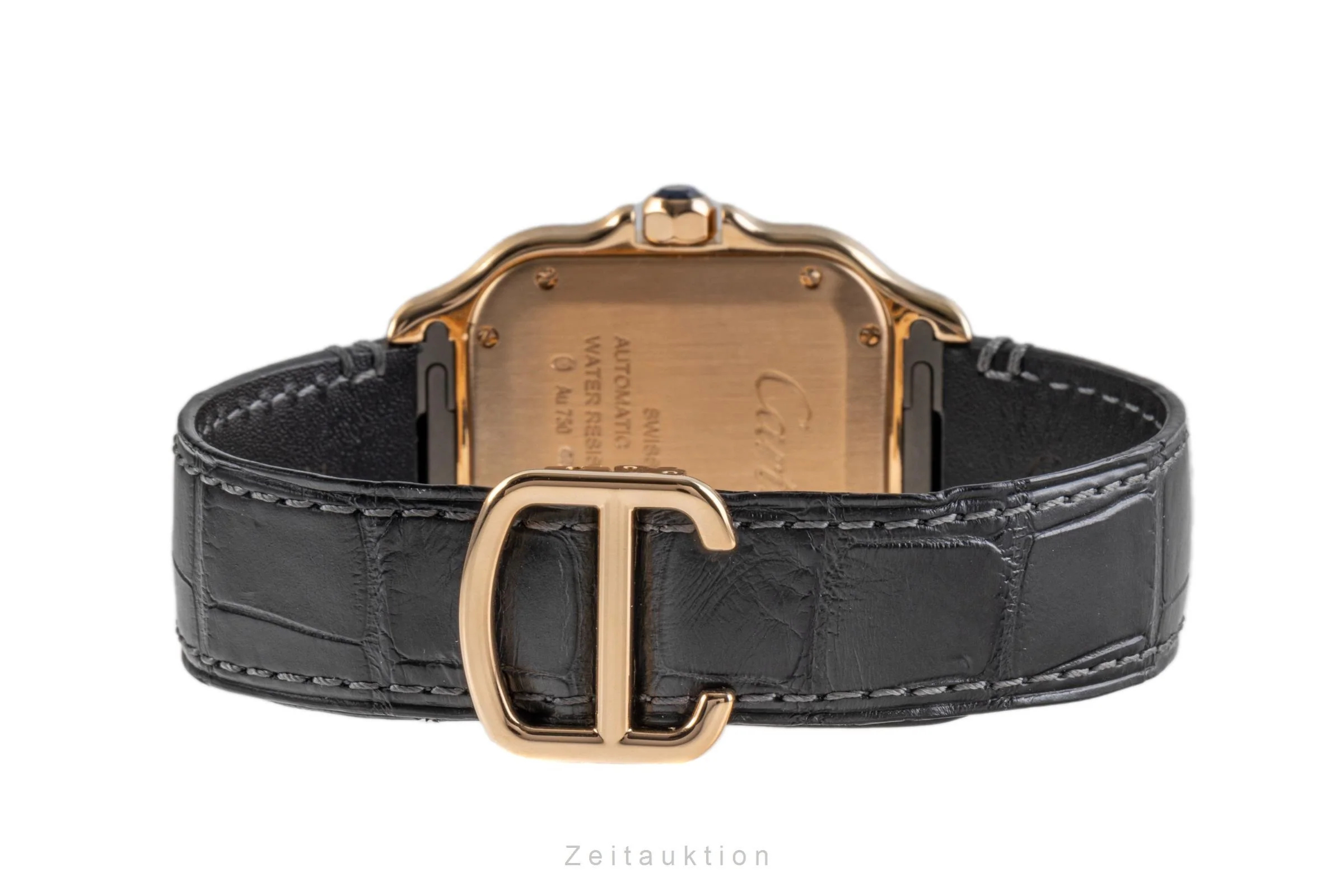 Cartier Santos 18 ct red gold automatic men's watch 4074, WGSA0012  [2204910] - Image 11