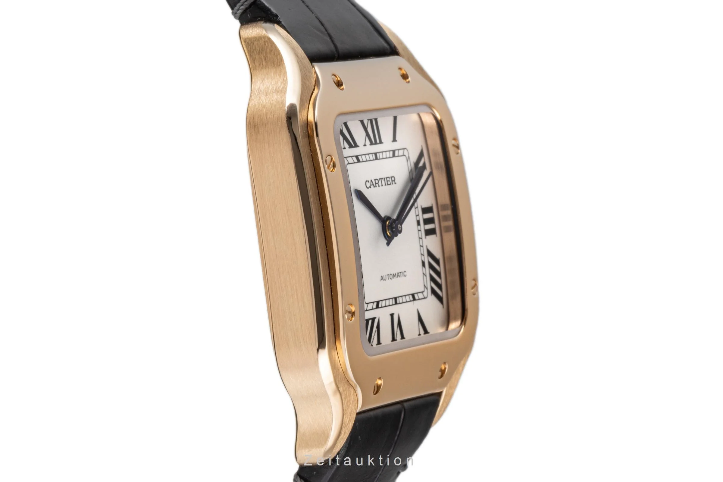 Cartier Santos 18 ct red gold automatic men's watch 4074, WGSA0012  [2204910] - Image 7