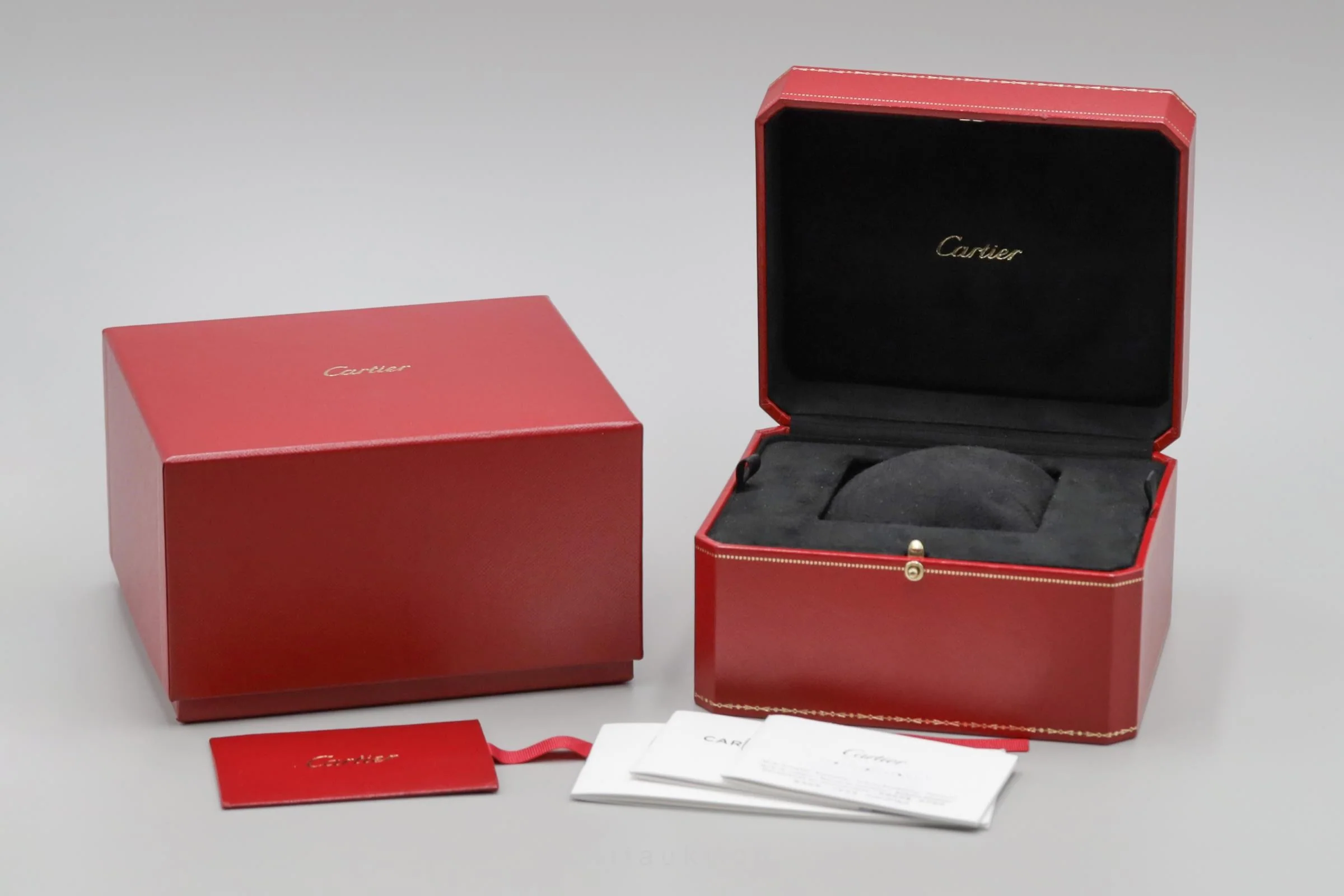 Cartier Santos 18 ct red gold automatic men's watch 4074, WGSA0012  [2204910] - Image 8