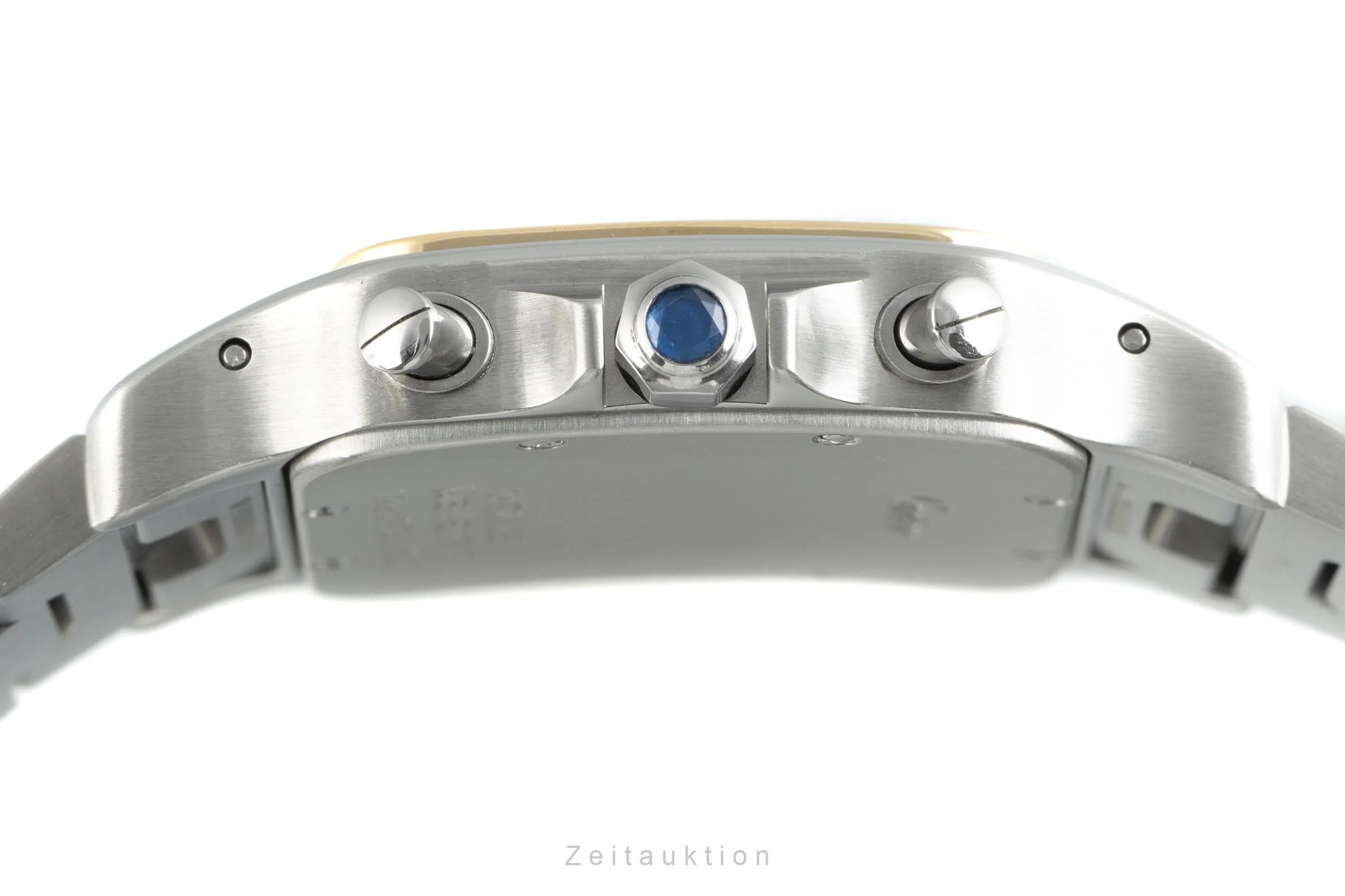 Cartier Santos chronograph steel / gold quartz men's watch 2425  [2107771] - Image 10