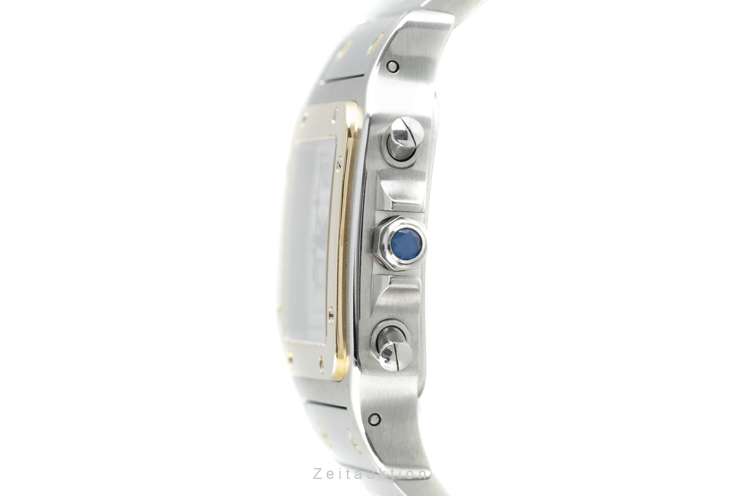 Cartier Santos chronograph steel / gold quartz men's watch 2425  [2107771] - Image 6