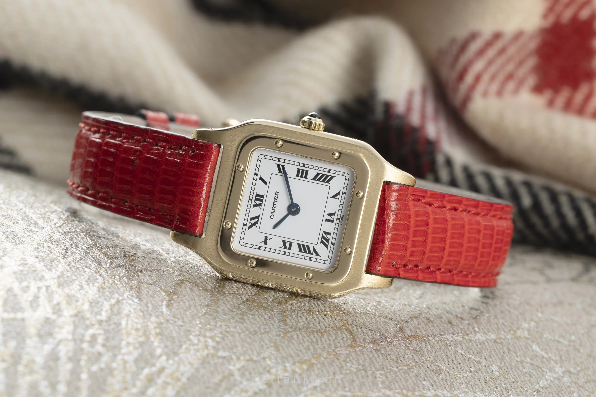 Cartier Santos Dumont 18 ct gold manual winding women's watch 9605 LP: 10200EUR  [2107704] - Image 2
