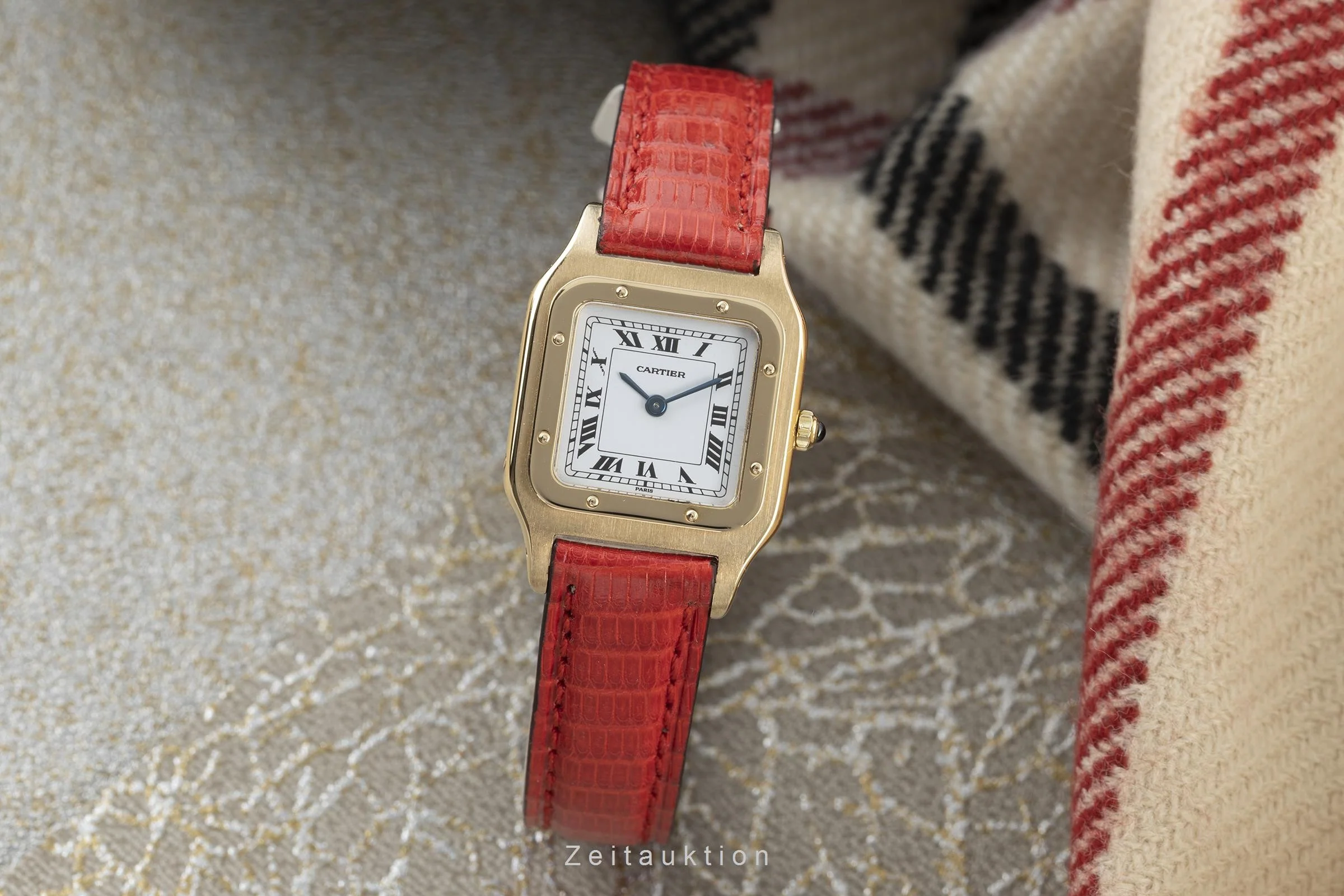 Cartier Santos Dumont 18 ct gold manual winding women's watch 9605 LP: 10200EUR  [2107704] - Image 3