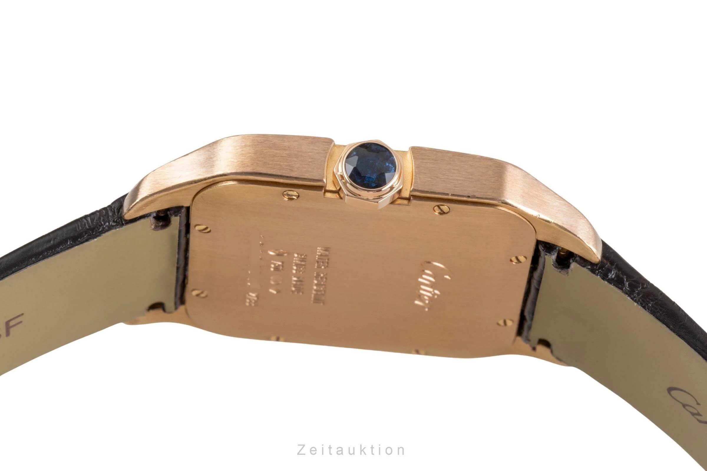 Cartier Santos Dumont 18 ct red gold quartz men's watch W2009251,2788  [2500275] - Image 11