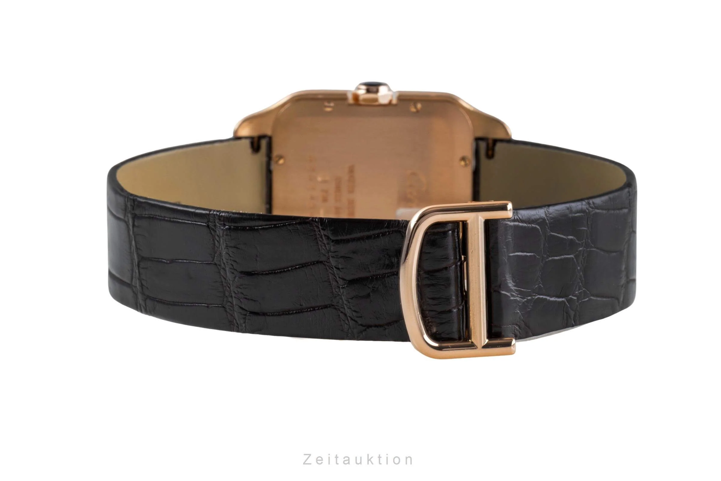 Cartier Santos Dumont 18 ct red gold quartz men's watch W2009251,2788  [2500275] - Image 12