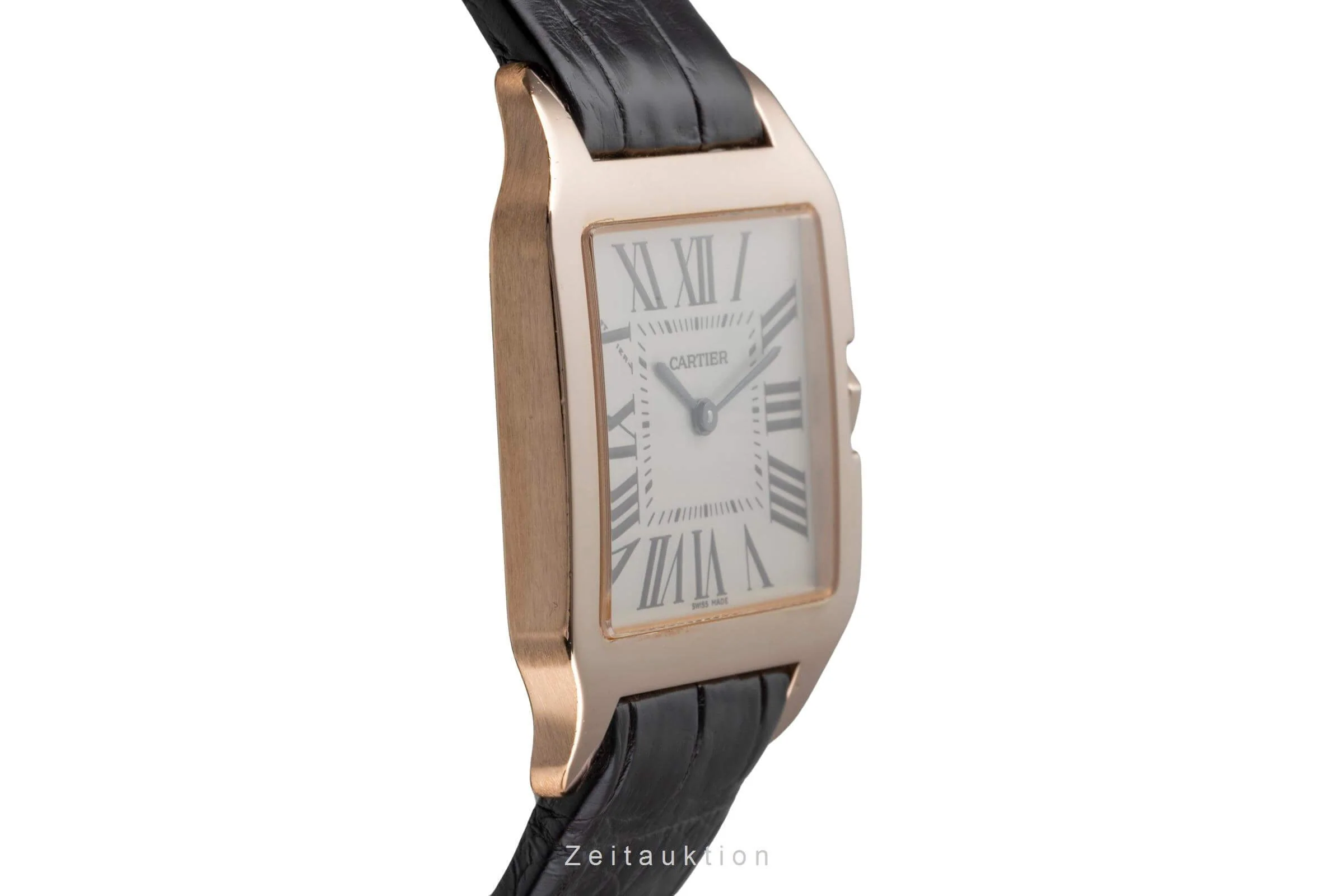 Cartier Santos Dumont 18 ct red gold quartz men's watch W2009251,2788  [2500275] - Image 8