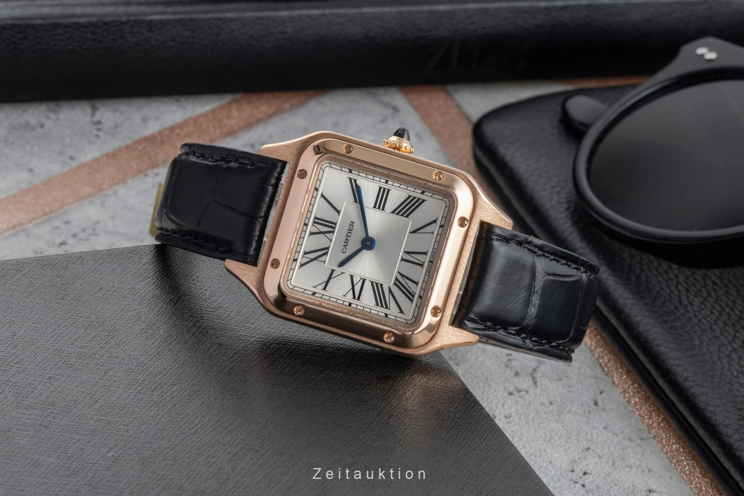 Cartier Santos Dumont 18 ct red gold quartz women's watch WGSA0022 LP: 12500EUR  [2506316] - Image 3