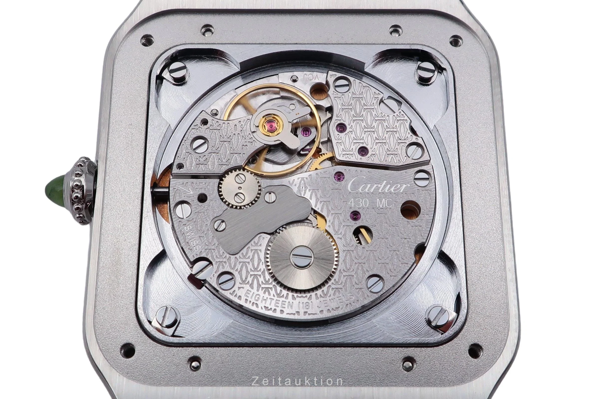 Cartier Santos Dumont steel / gold manual winding men's watch W2SA0027 LP: 10400EUR Limited  [2503167] - Image 19