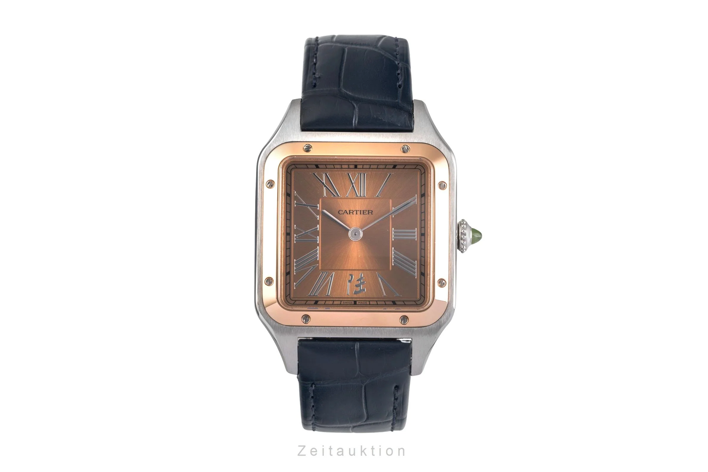 Cartier Santos Dumont steel / gold manual winding men's watch W2SA0027 LP: 10400EUR Limited  [2503167] - Image 5