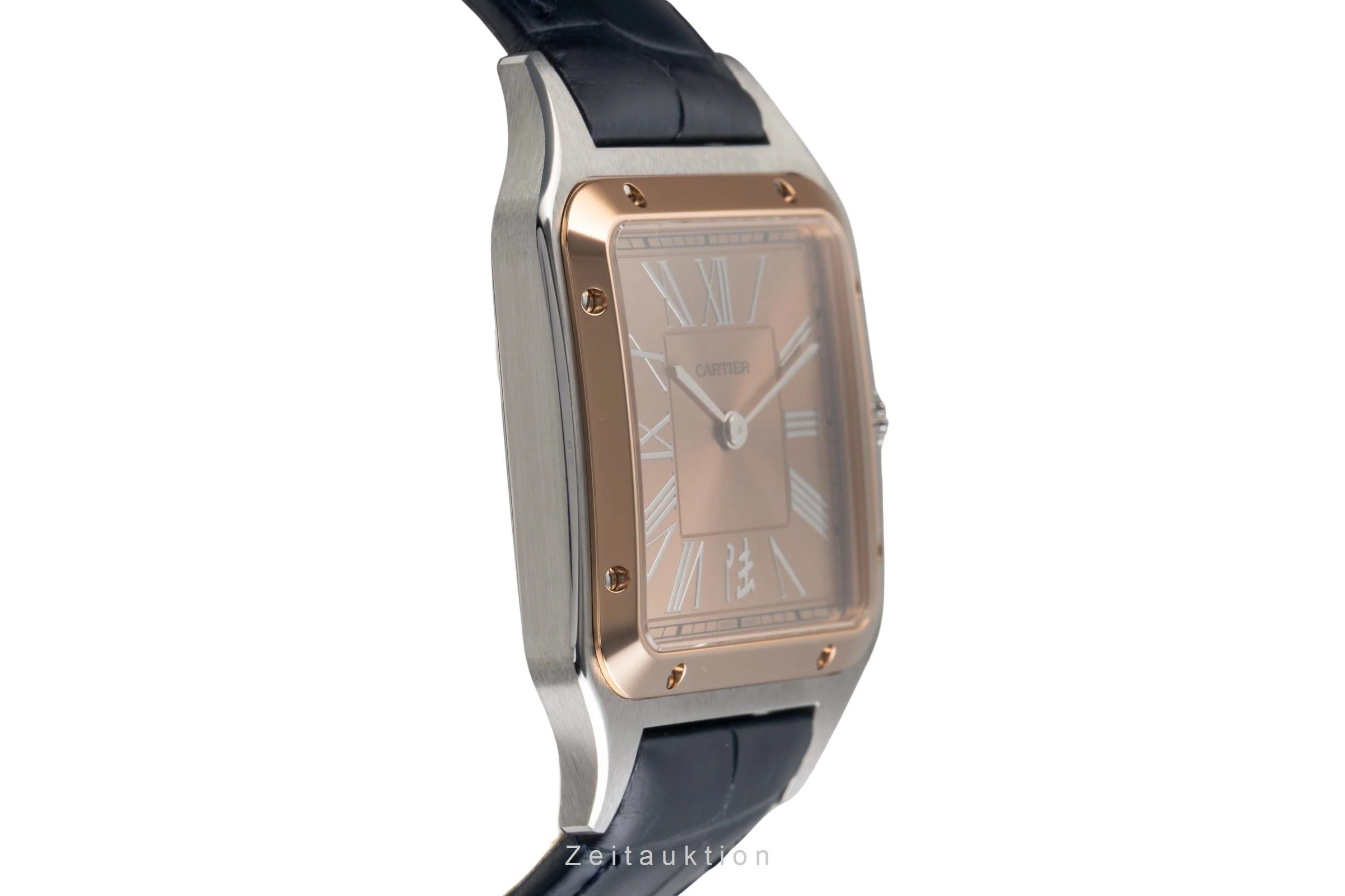 Cartier Santos Dumont steel / gold manual winding men's watch W2SA0027 LP: 10400EUR Limited  [2503167] - Image 8