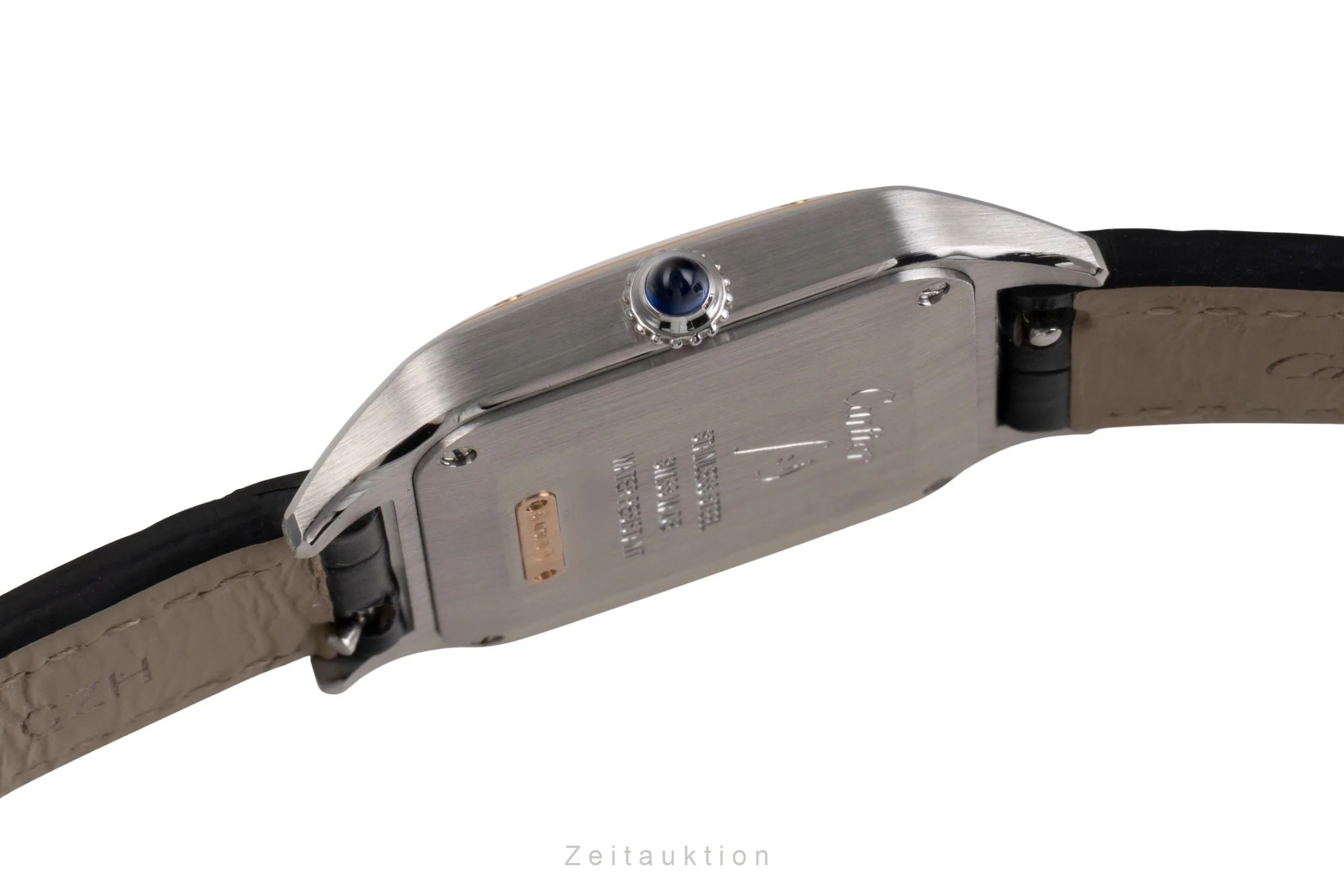 Cartier Santos Dumont steel / gold quartz men's watch W2SA0012  [2505273] - Image 13