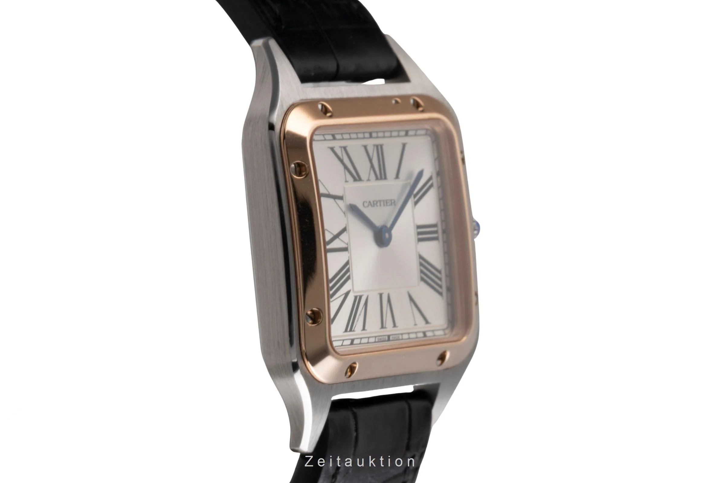 Cartier Santos Dumont steel / gold quartz men's watch W2SA0012  [2505273] - Image 8