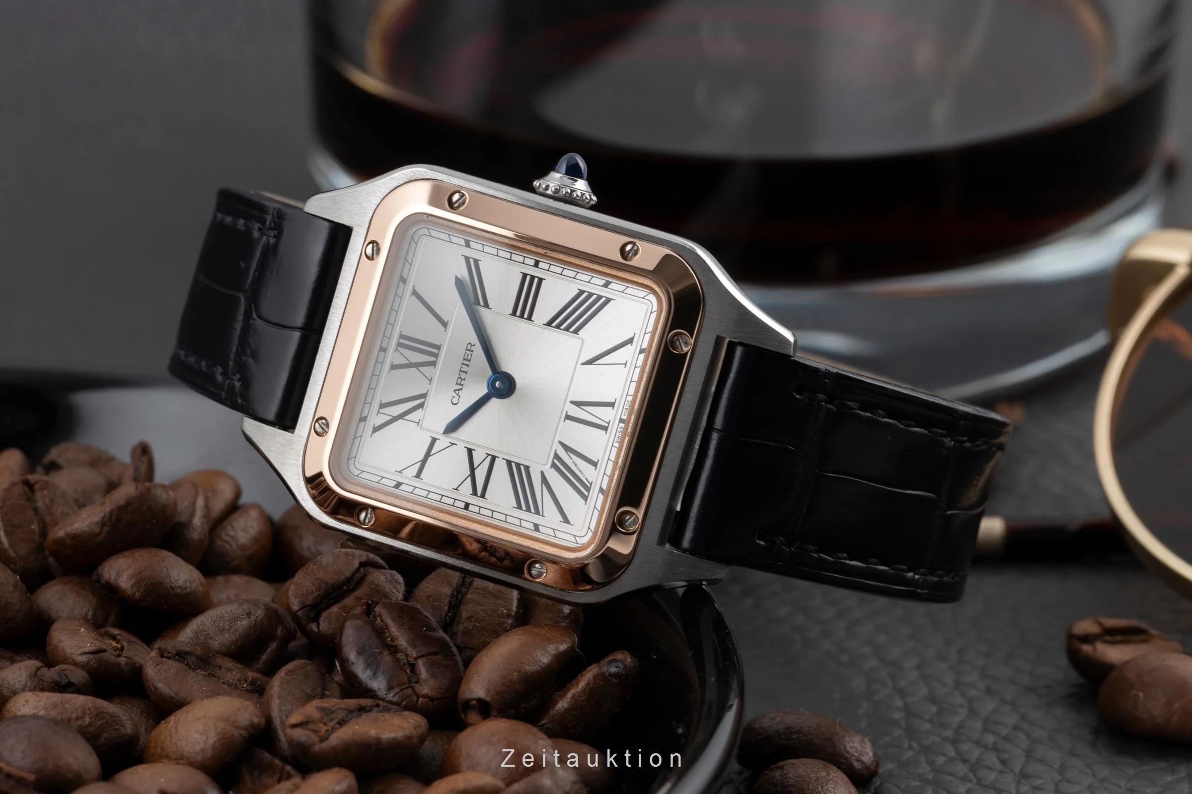 Cartier Santos Dumont steel / gold quartz women's watch W2SA0012 LP: 6700EUR  [2507133] - Image 3