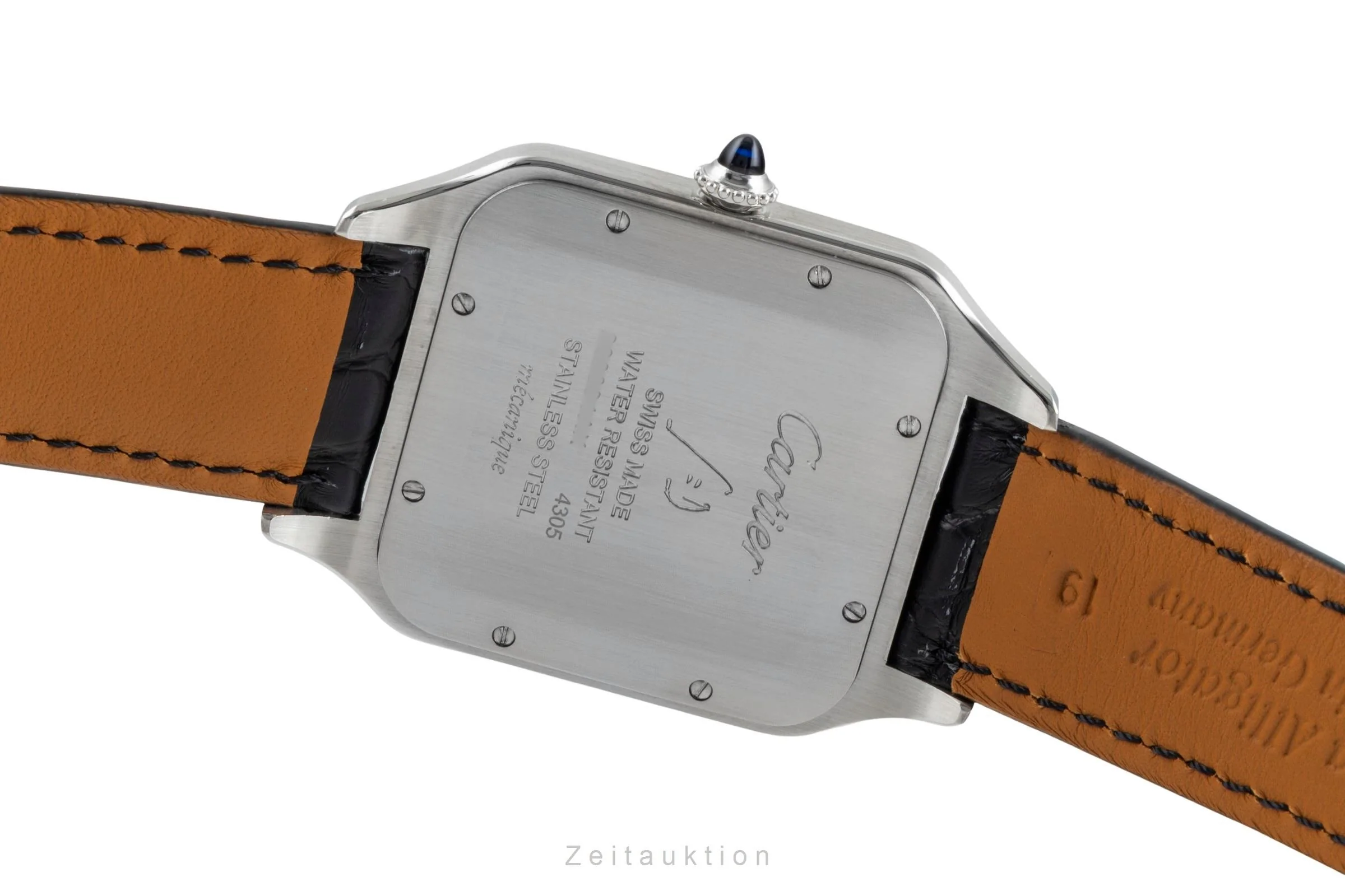 Cartier Santos Dumont steel manual winding men's watch WSSA0032  [2506314] - Image 11
