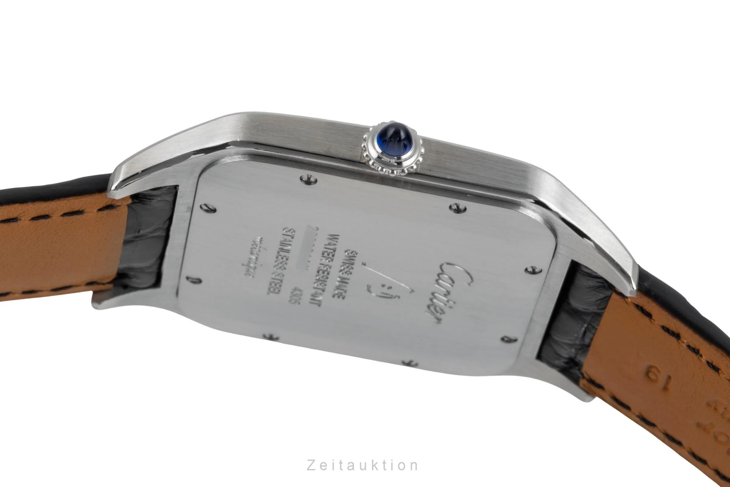 Cartier Santos Dumont steel manual winding men's watch WSSA0032  [2506314] - Image 12