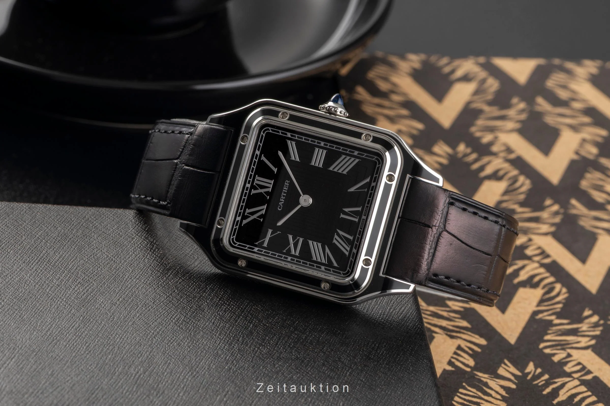 Cartier Santos Dumont steel manual winding men's watch WSSA0046  [2502733] - Image 3