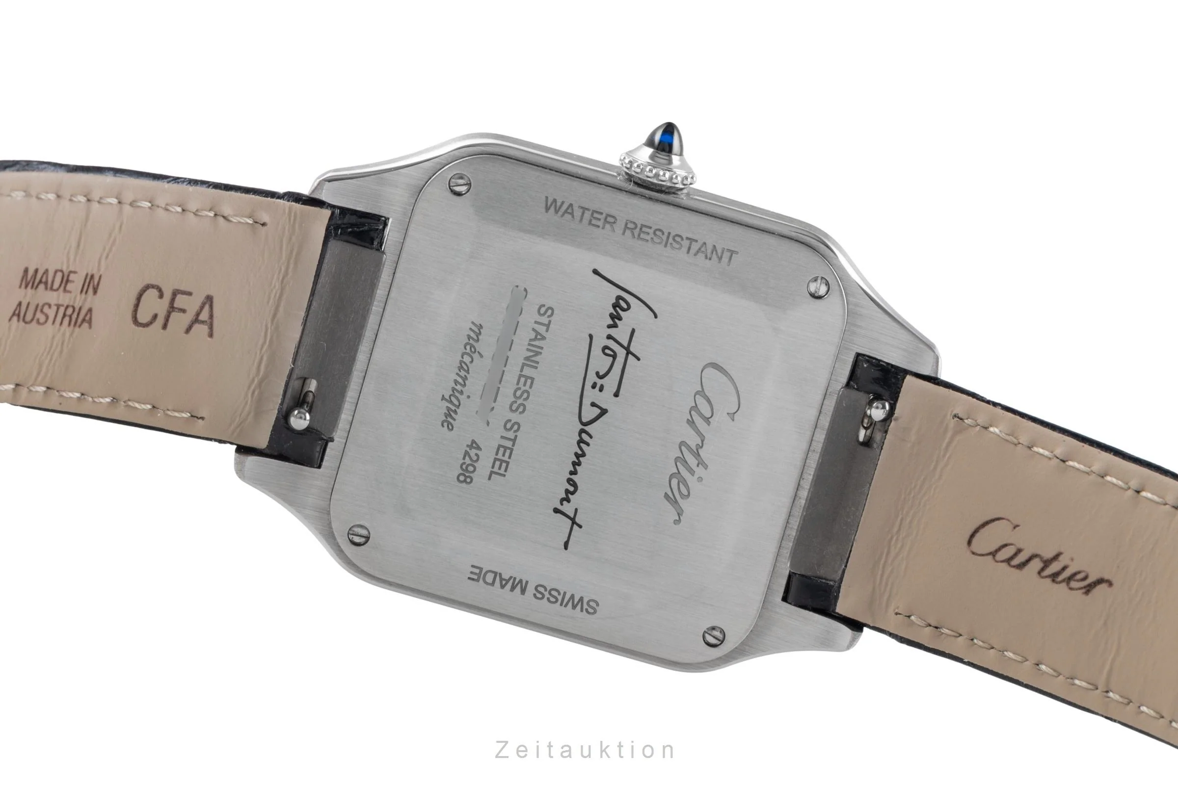 Cartier Santos Dumont steel manual winding men's watch WSSA0046  [2506349] - Image 12