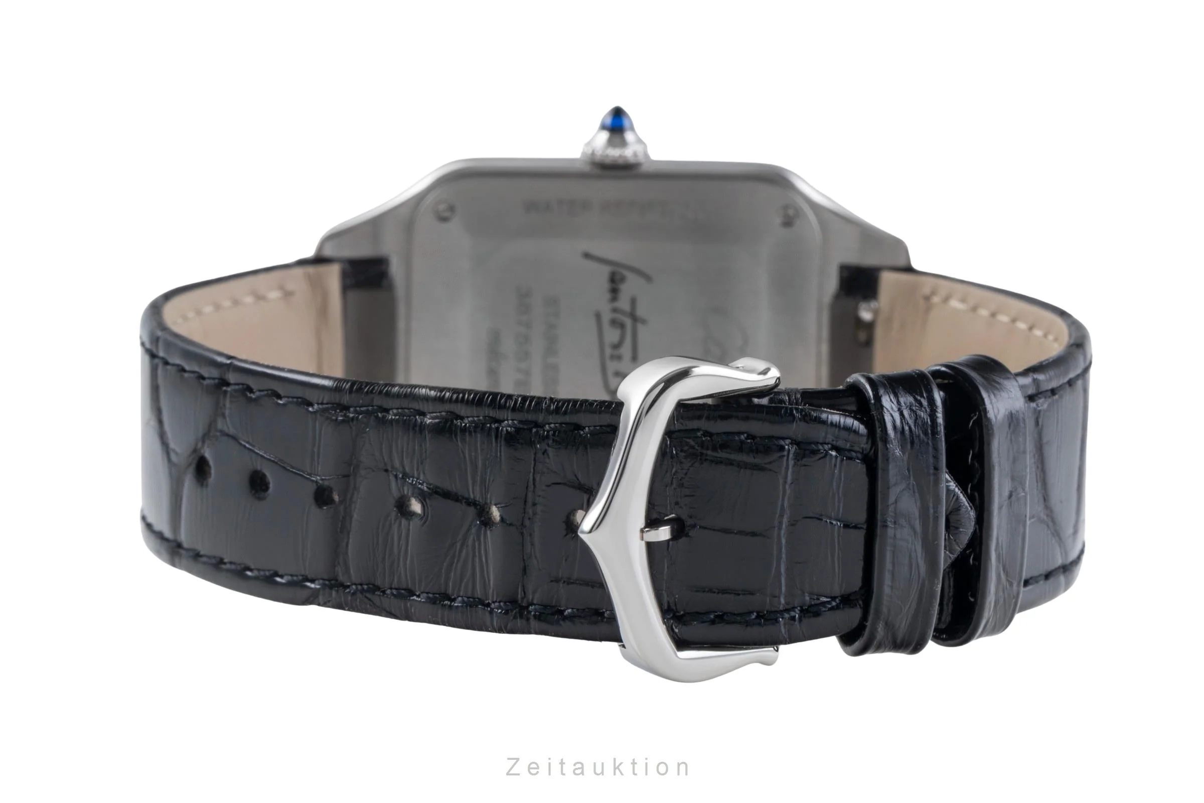 Cartier Santos Dumont steel manual winding men's watch WSSA0046  [2506349] - Image 14