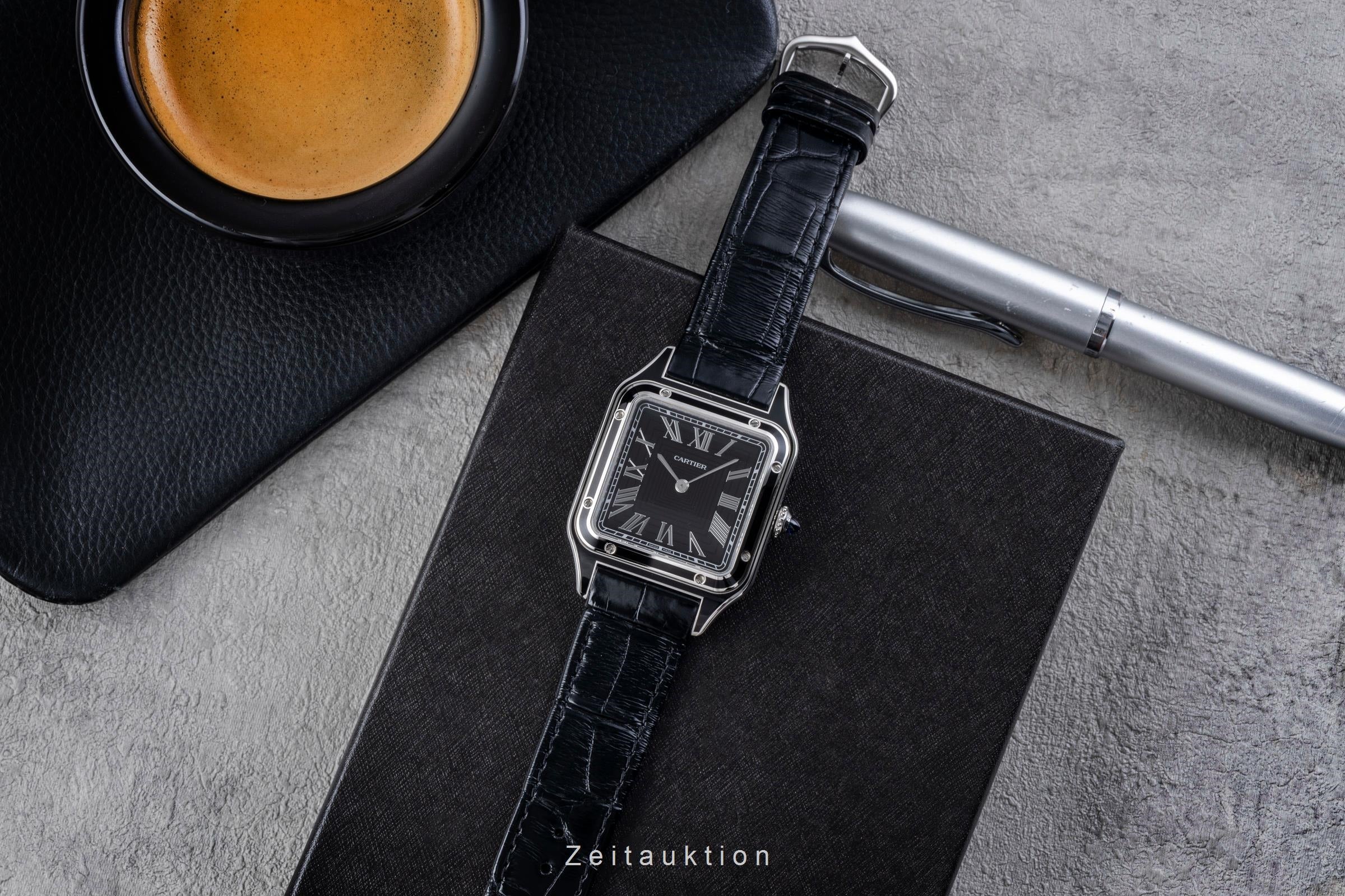 Cartier Santos Dumont steel manual winding men's watch WSSA0046  [2506349] - Image 15