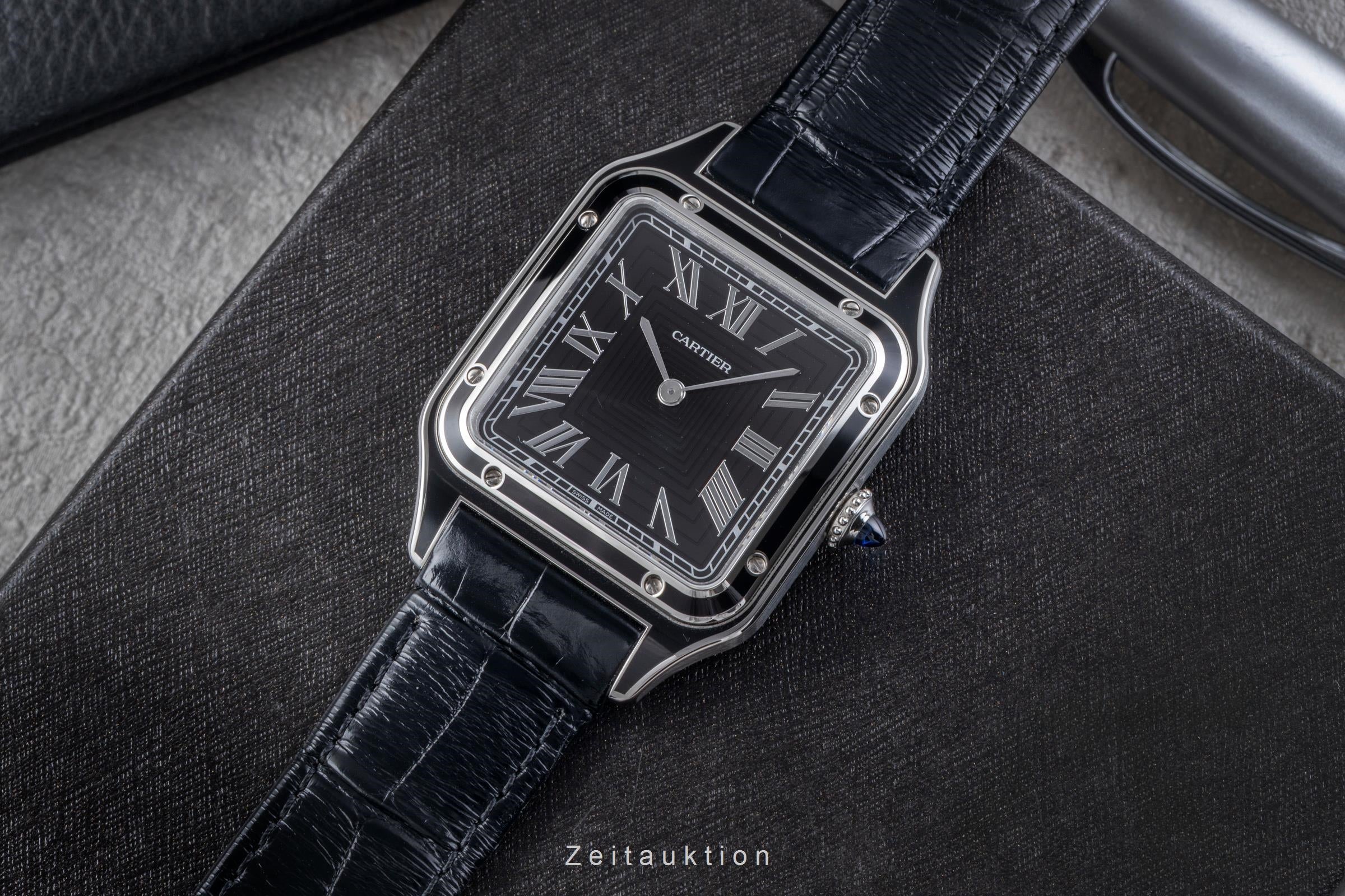 Cartier Santos Dumont steel manual winding men's watch WSSA0046  [2506349] - Image 16