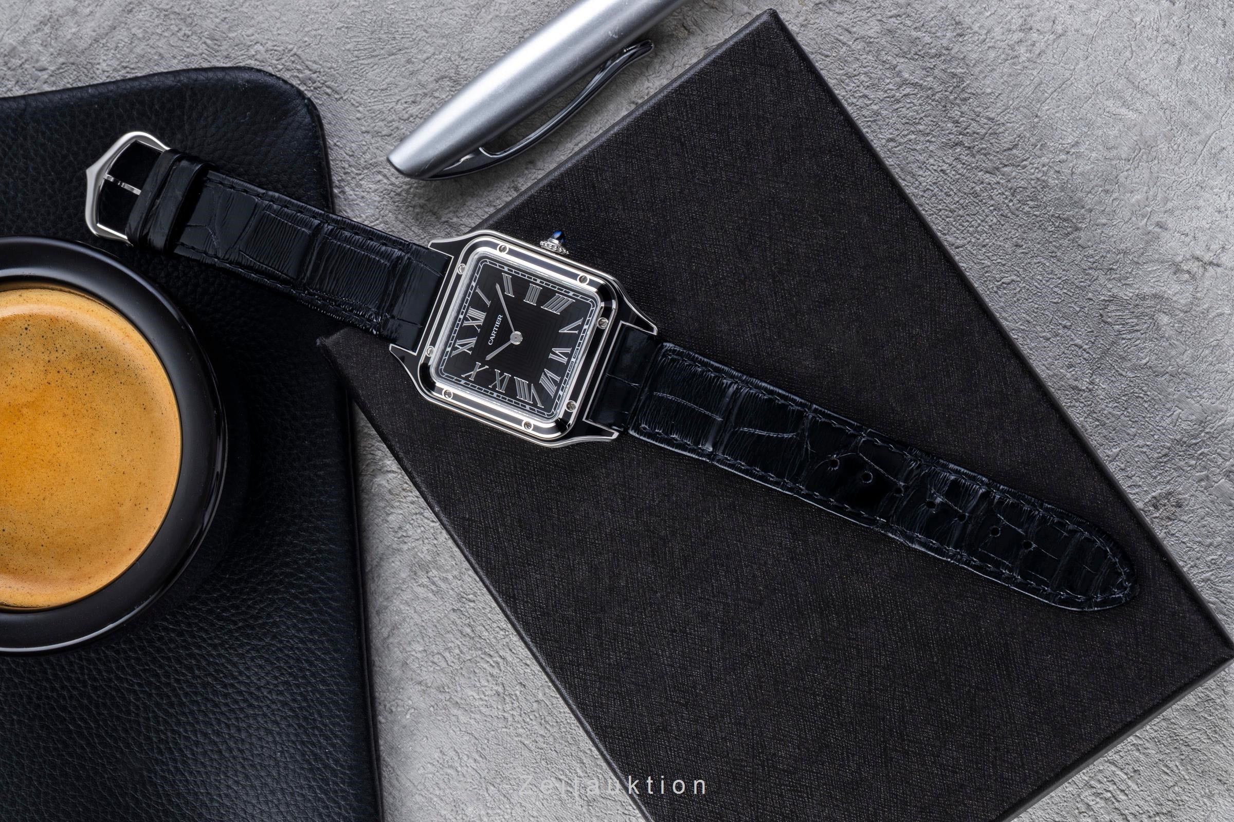 Cartier Santos Dumont steel manual winding men's watch WSSA0046  [2506349] - Image 17