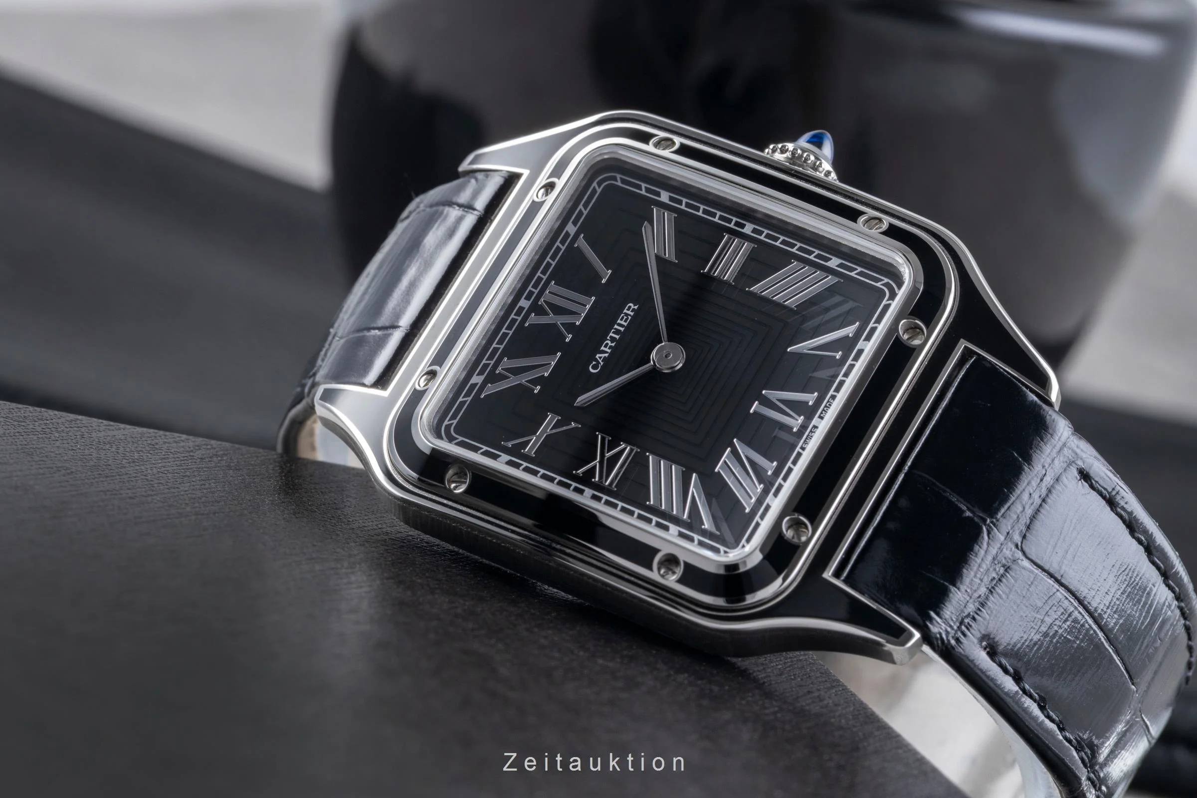 Cartier Santos Dumont steel manual winding men's watch WSSA0046  [2506349] - Image 18