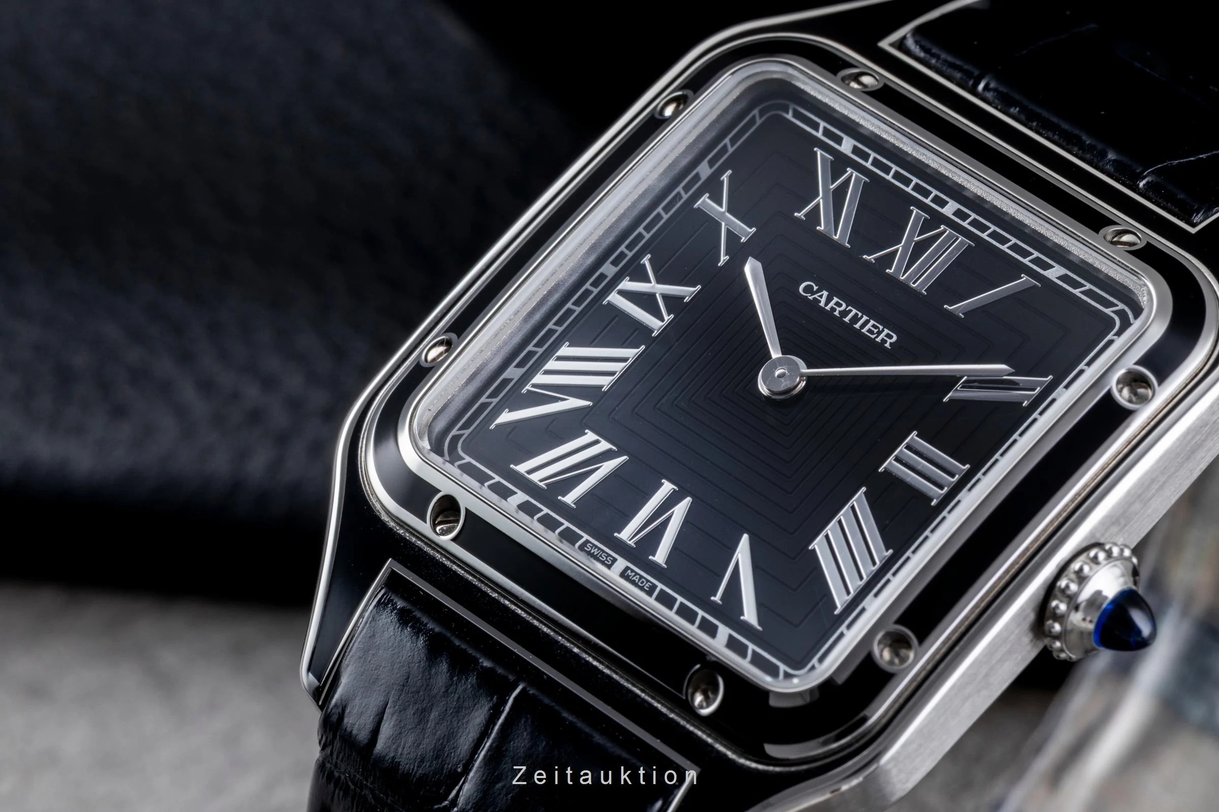 Cartier Santos Dumont steel manual winding men's watch WSSA0046  [2506349] - Image 19