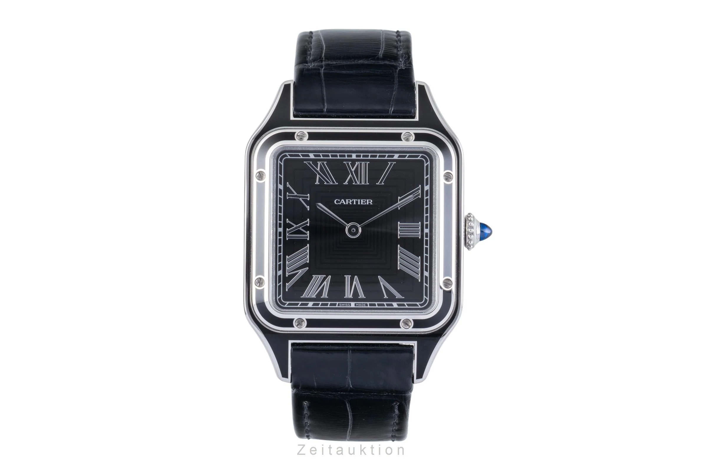 Cartier Santos Dumont steel manual winding men's watch WSSA0046  [2506349] - Image 5