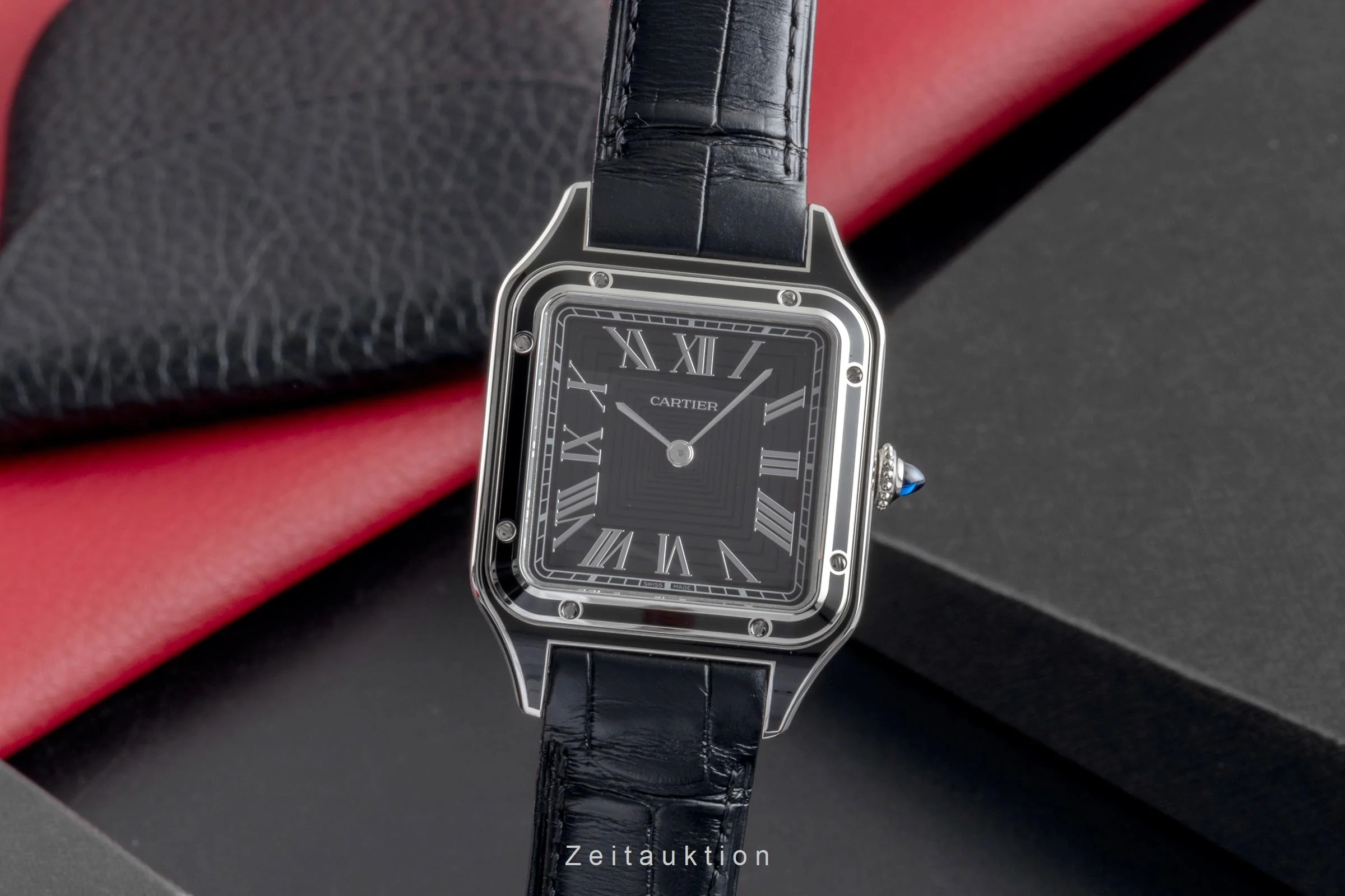 Cartier Santos Dumont steel manual winding men's watch WSSA0046 LP: 8350EUR  [2600117] - Image 2