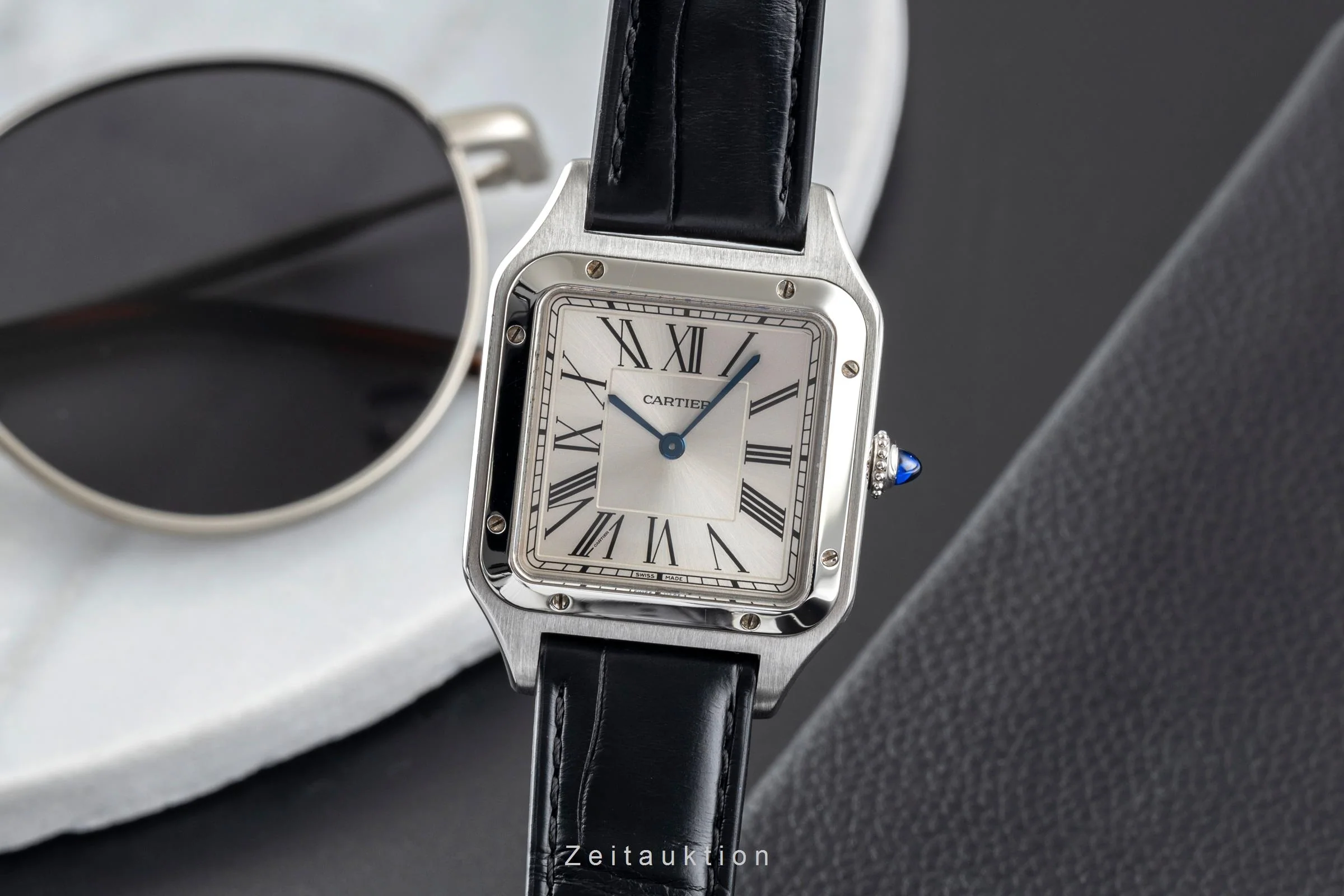 Cartier Santos Dumont steel quartz men's watch WSSA0022  [2503911] - Image 2