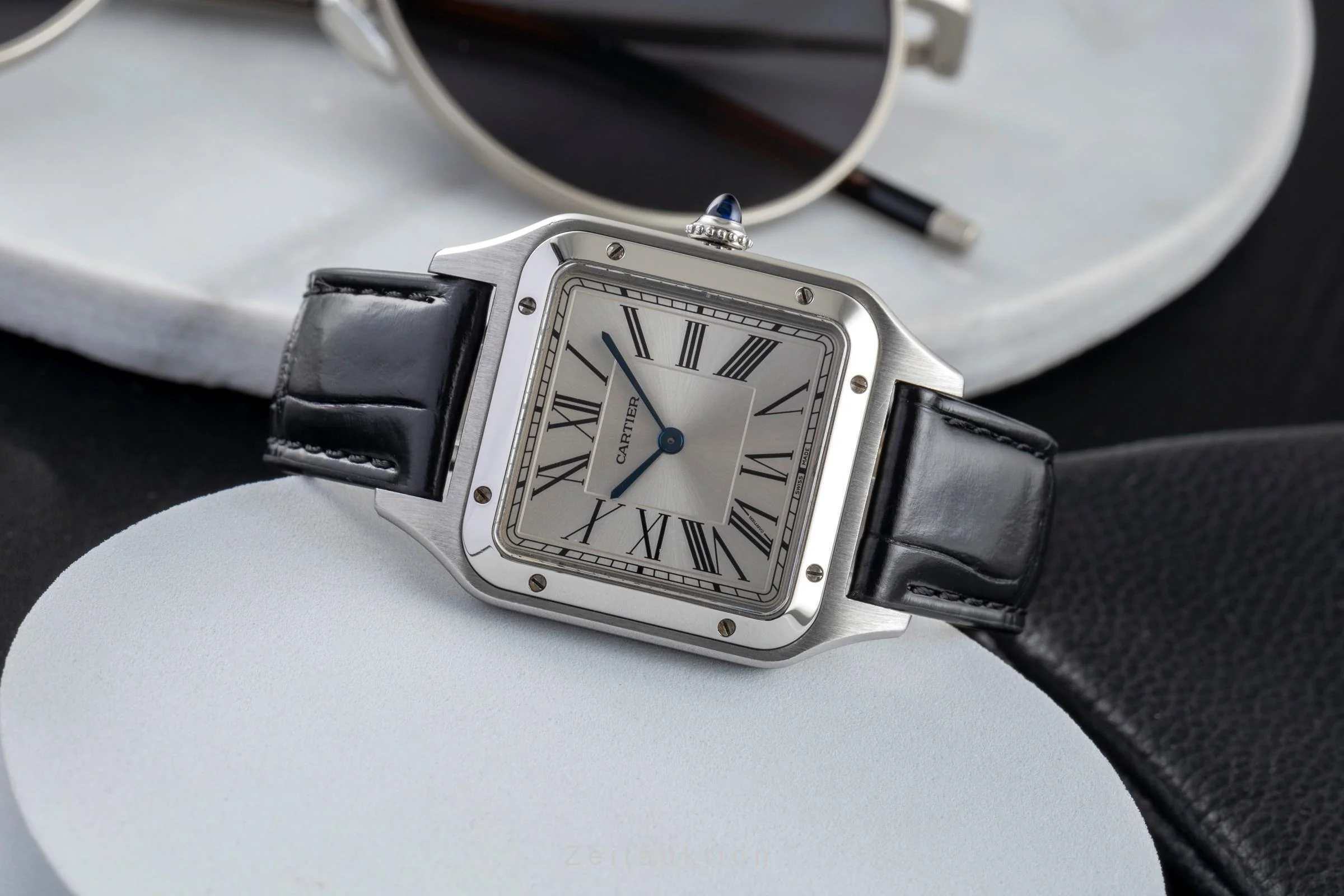 Cartier Santos Dumont steel quartz men's watch WSSA0022  [2503911] - Image 3