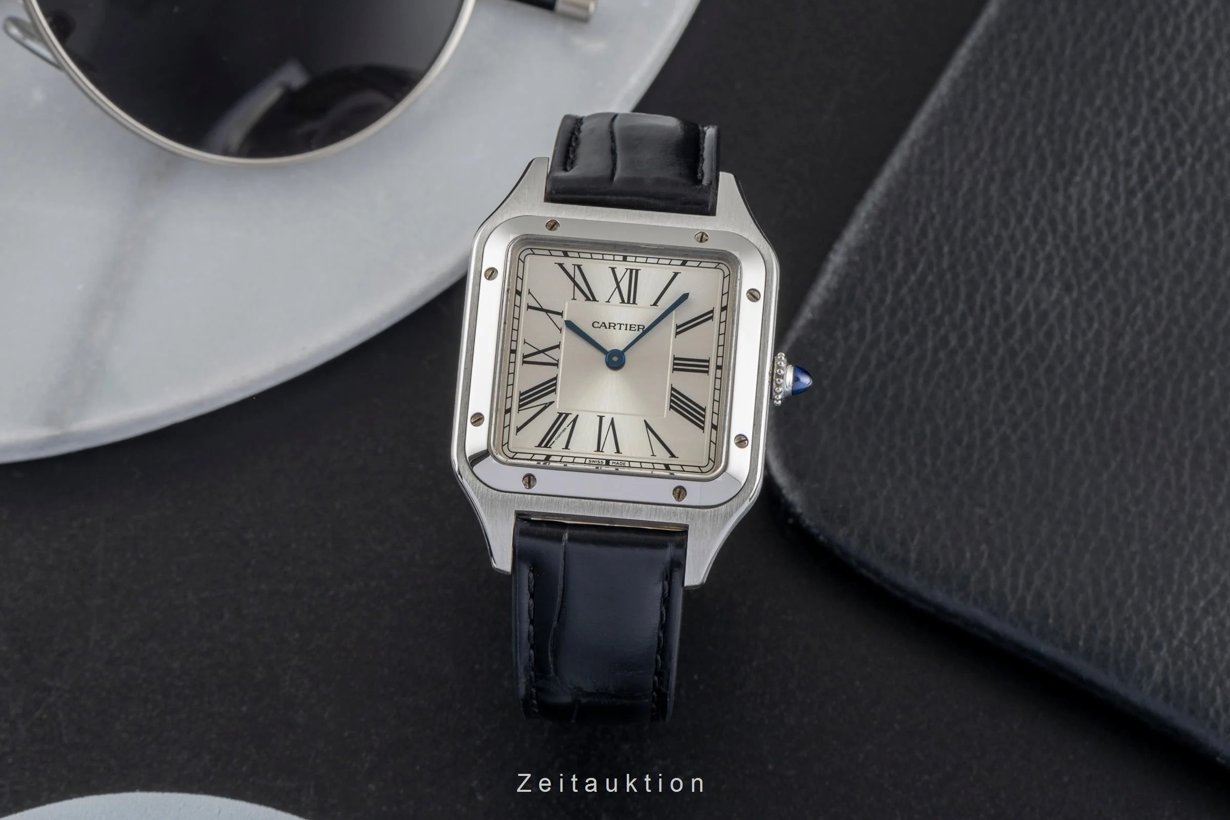 Cartier Santos Dumont steel quartz men's watch WSSA0022  [2503911] - Image 4