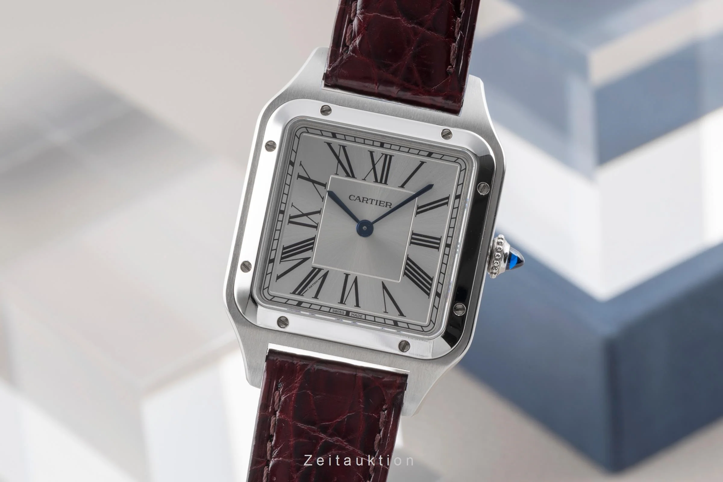 Cartier Santos Dumont steel quartz men's watch WSSA0022 LP: 4950EUR  [2506869] - Image 2