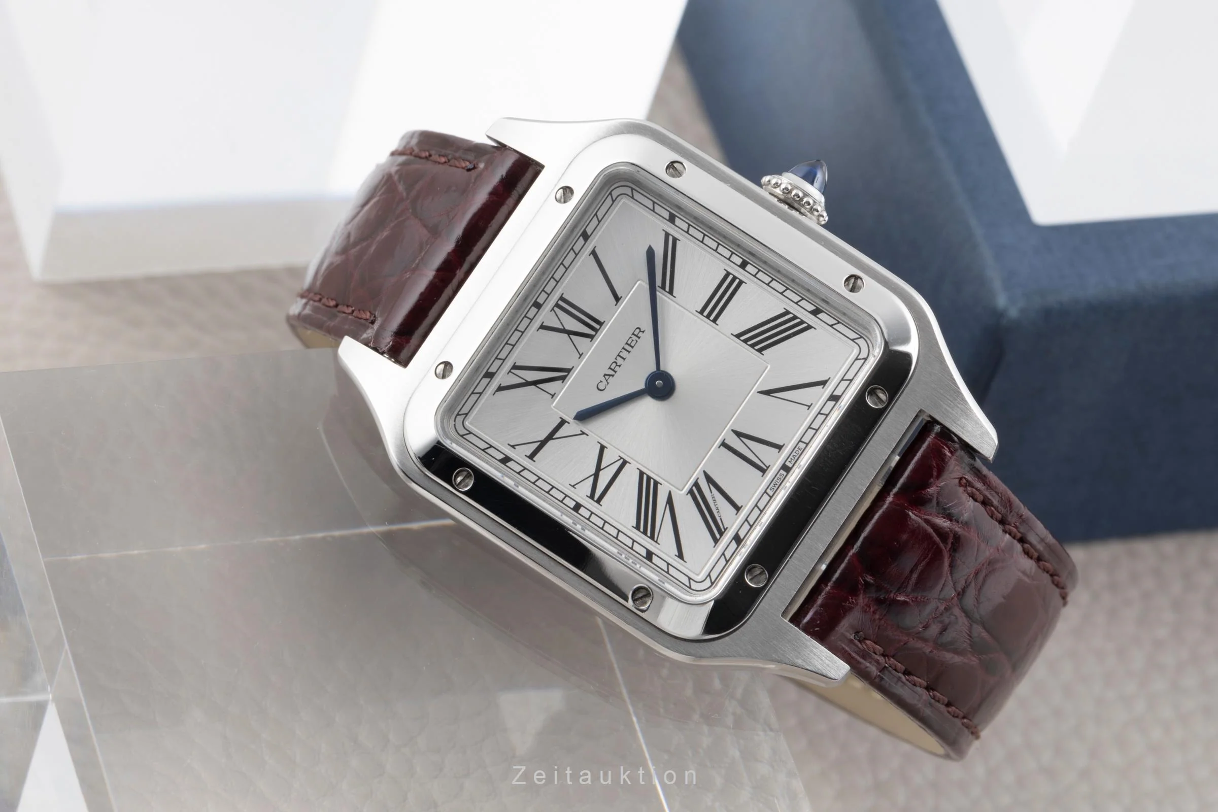 Cartier Santos Dumont steel quartz men's watch WSSA0022 LP: 4950EUR  [2506869] - Image 3