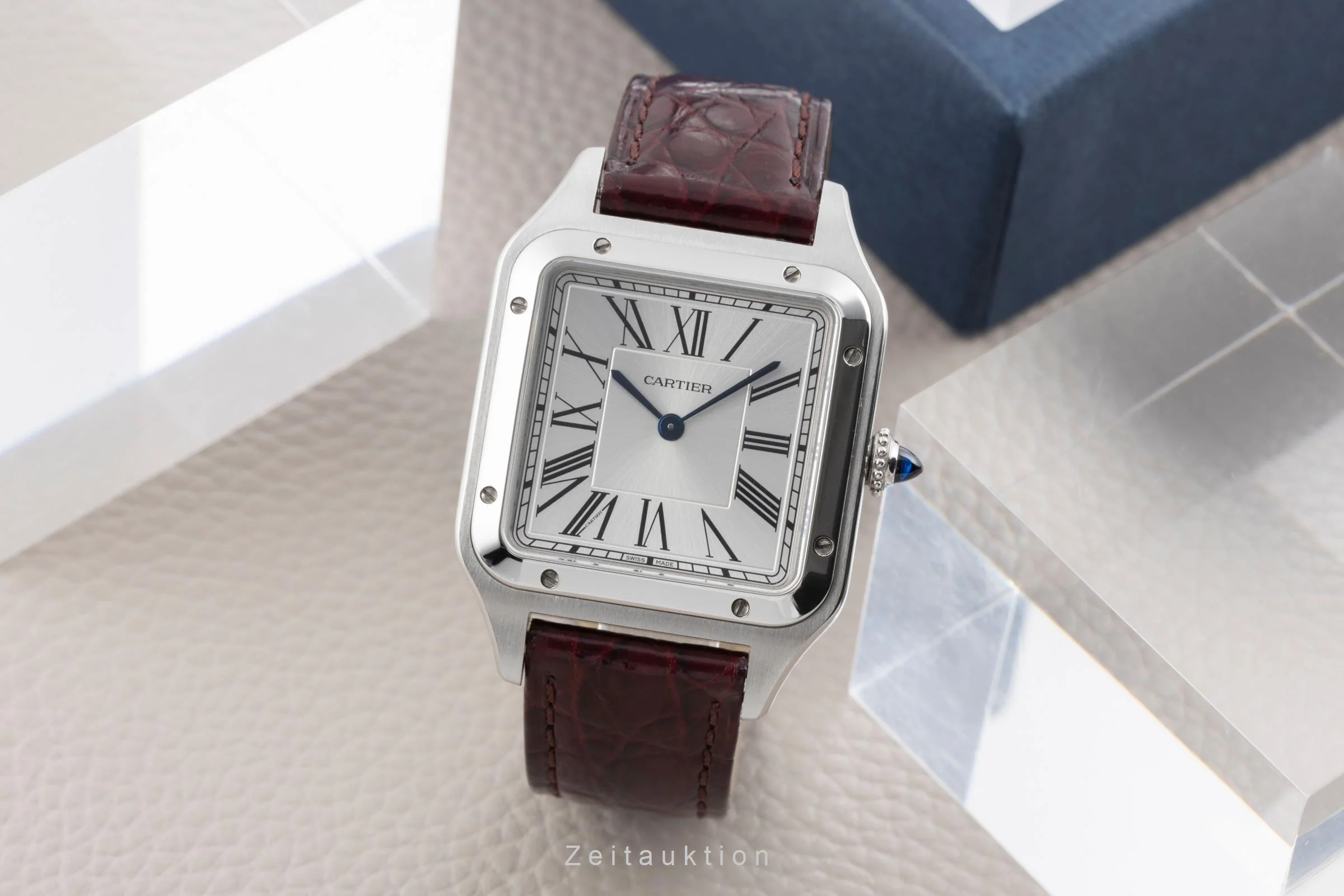 Cartier Santos Dumont steel quartz men's watch WSSA0022 LP: 4950EUR  [2506869] - Image 4