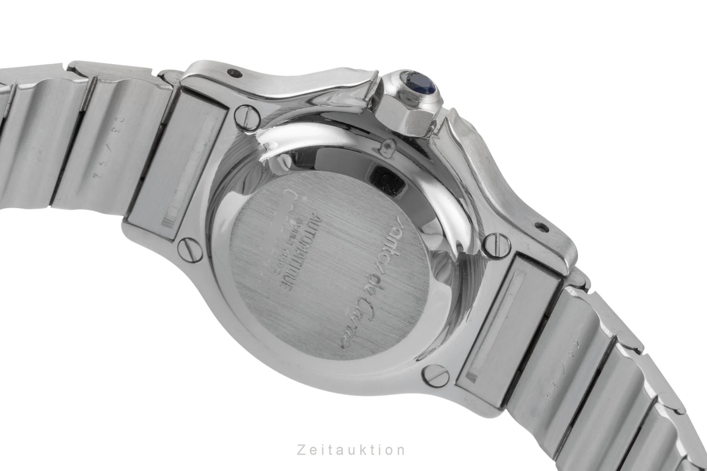 Cartier Santos Ronde steel automatic men's watch 0906  [2506144] - Image 12