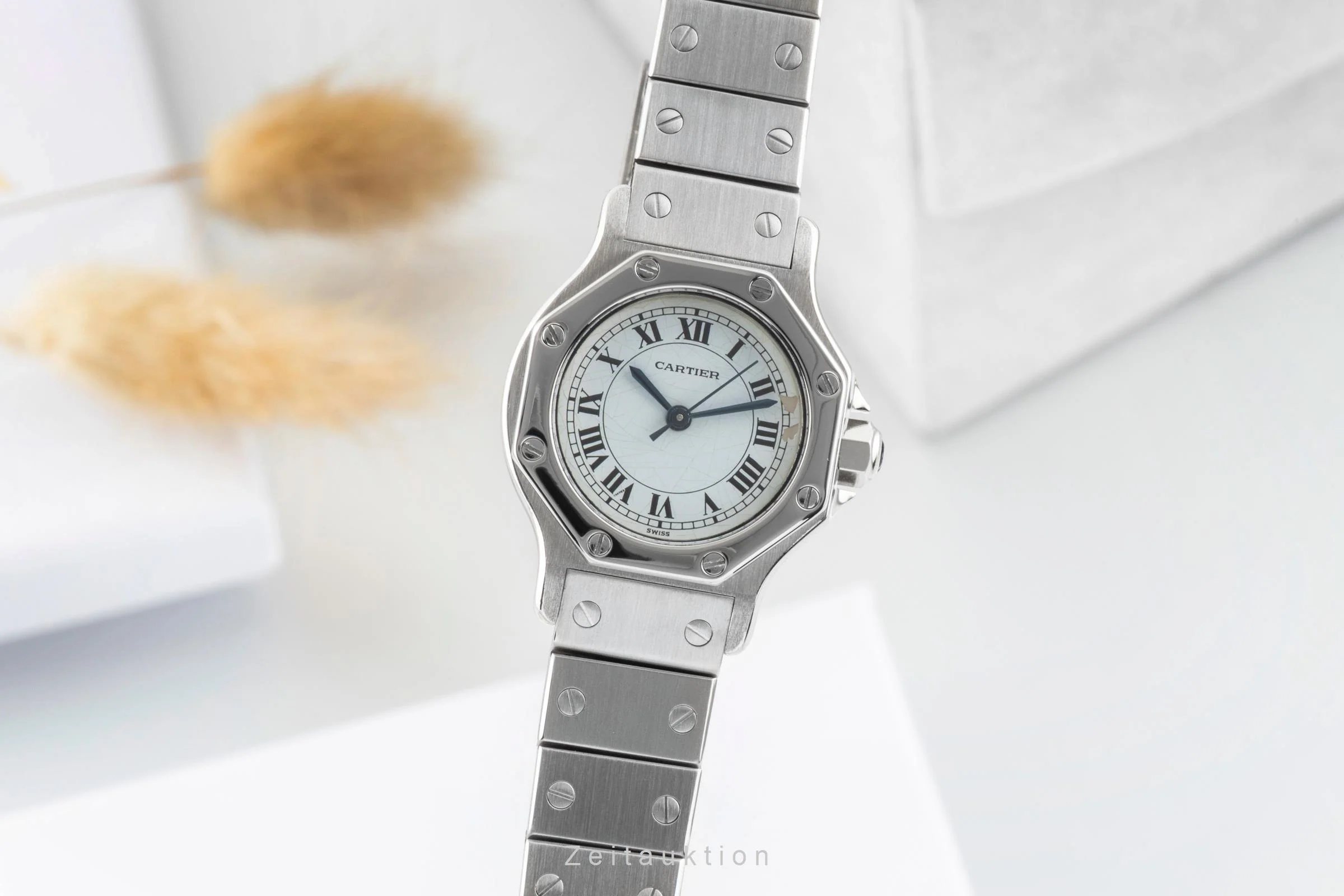 Cartier Santos Ronde steel automatic men's watch 0906  [2506144] - Image 2