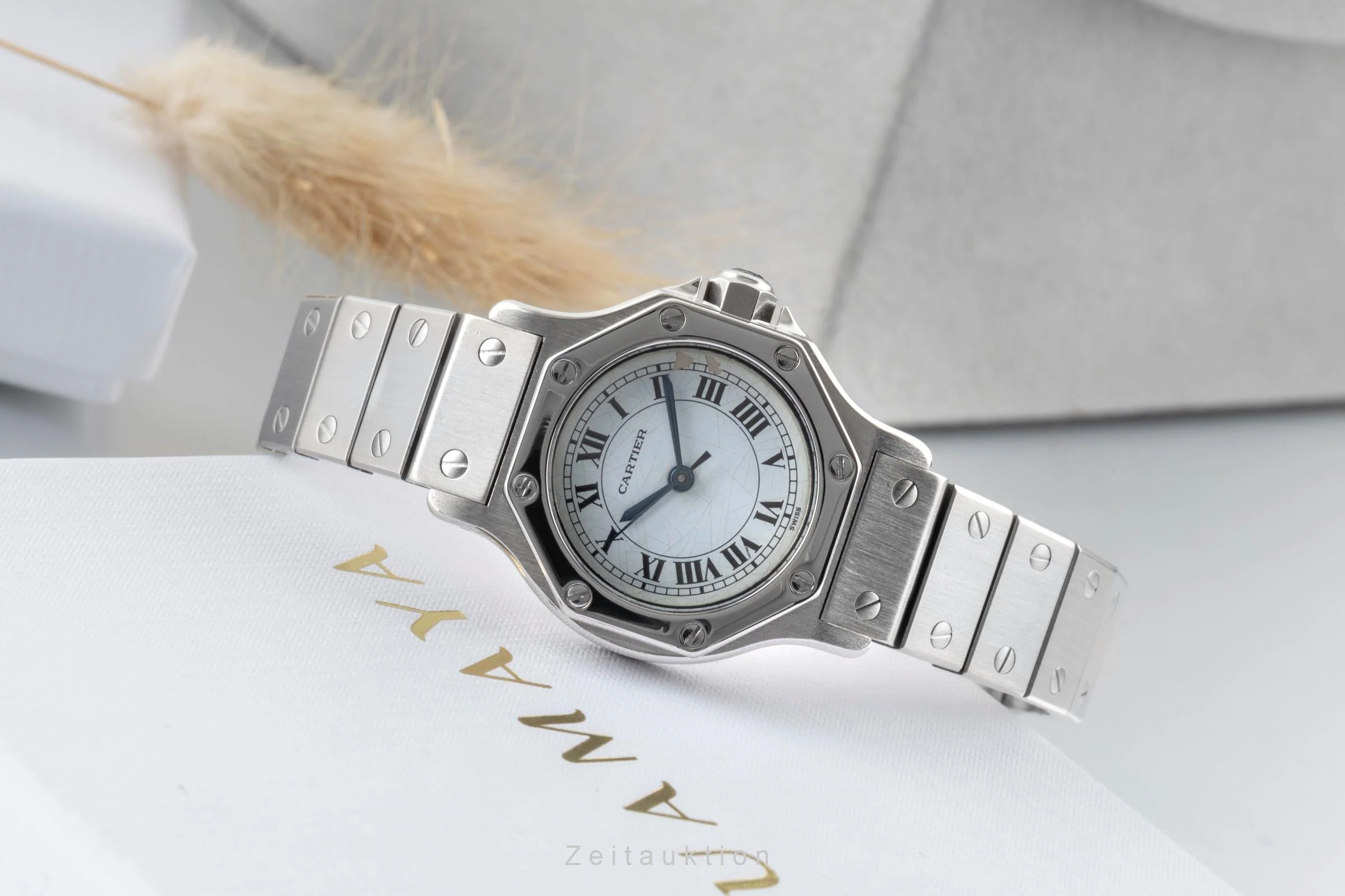 Cartier Santos Ronde steel automatic men's watch 0906  [2506144] - Image 3