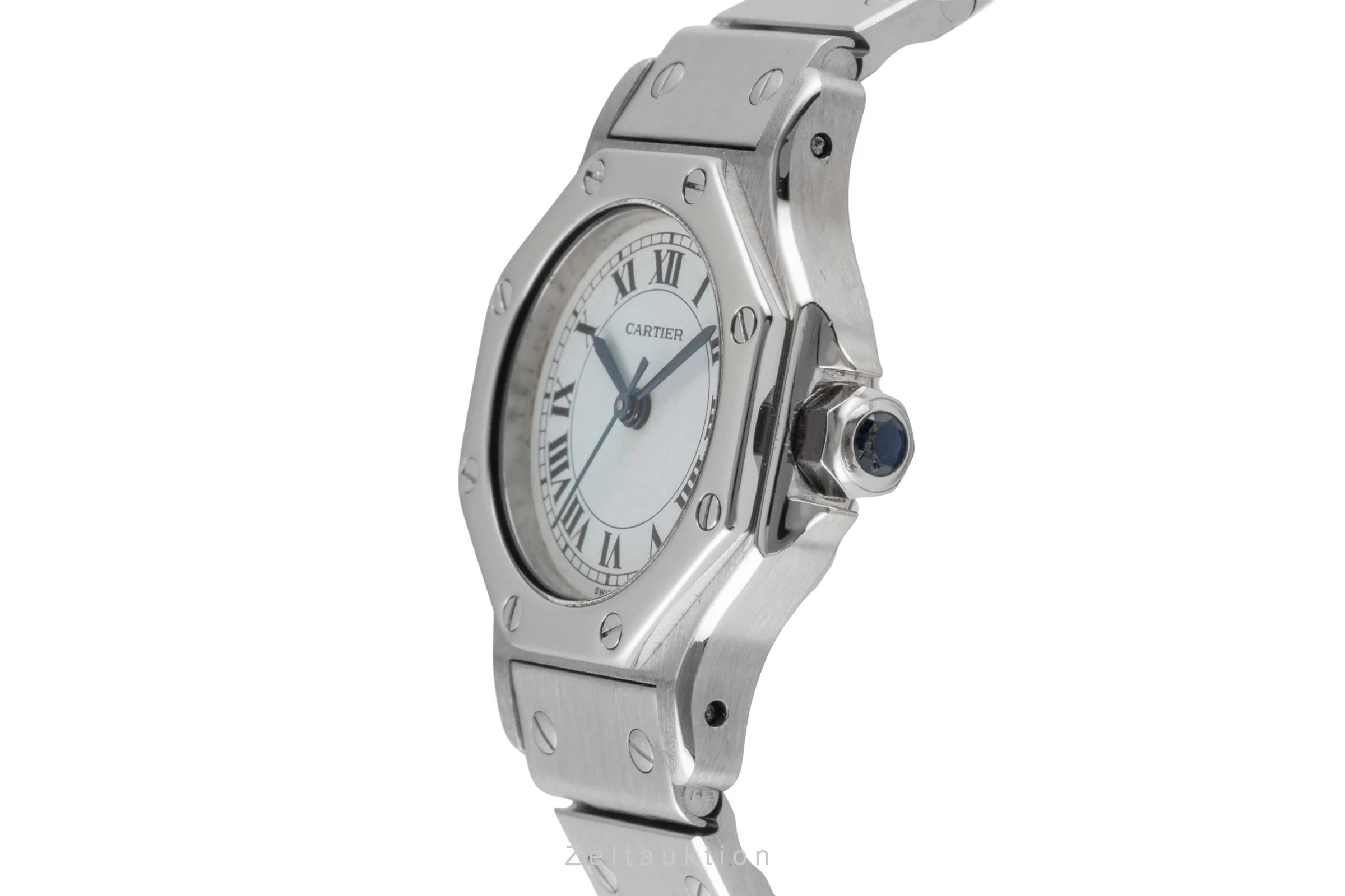 Cartier Santos Ronde steel automatic men's watch 0906  [2506144] - Image 7