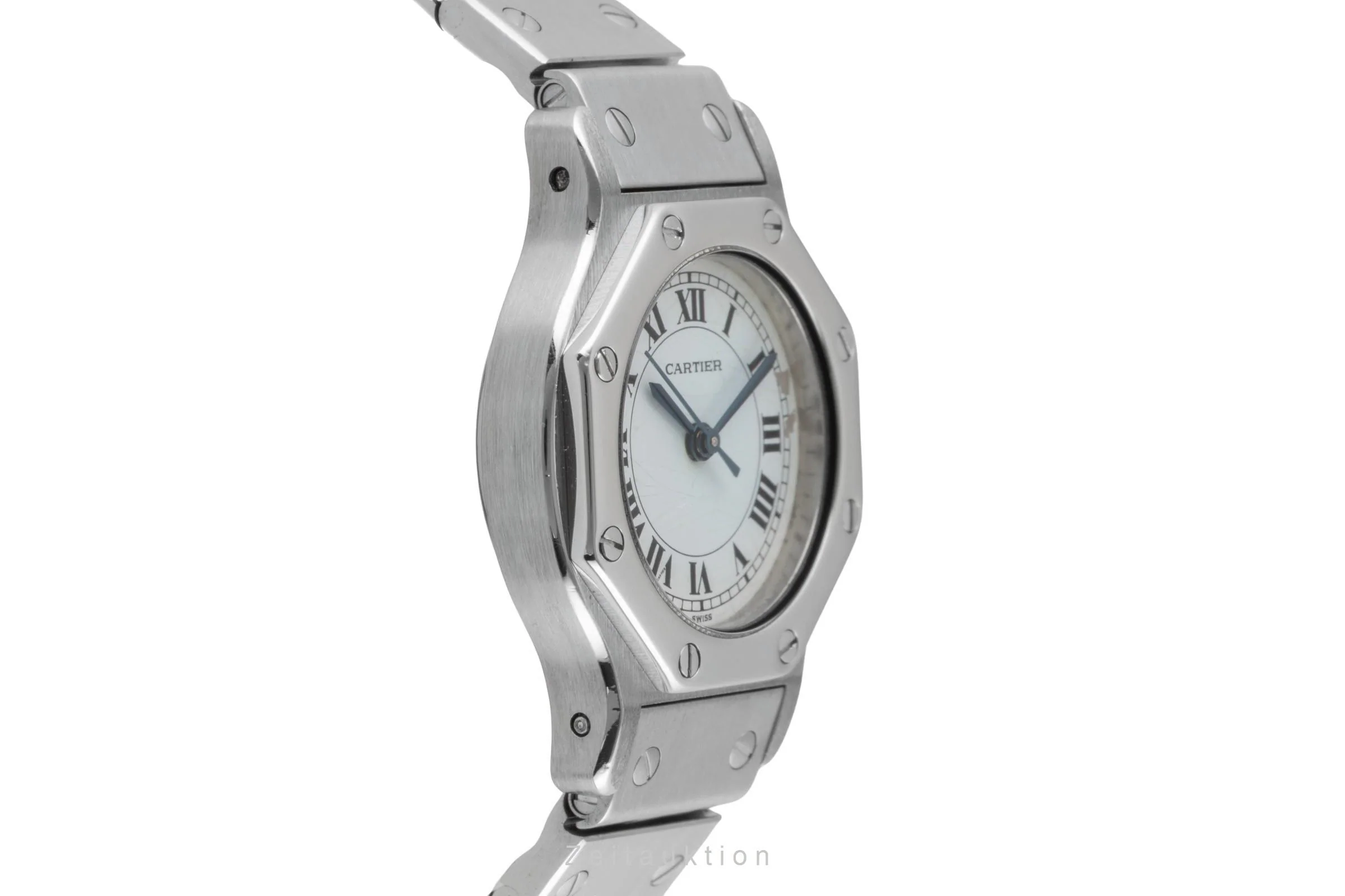 Cartier Santos Ronde steel automatic men's watch 0906  [2506144] - Image 8