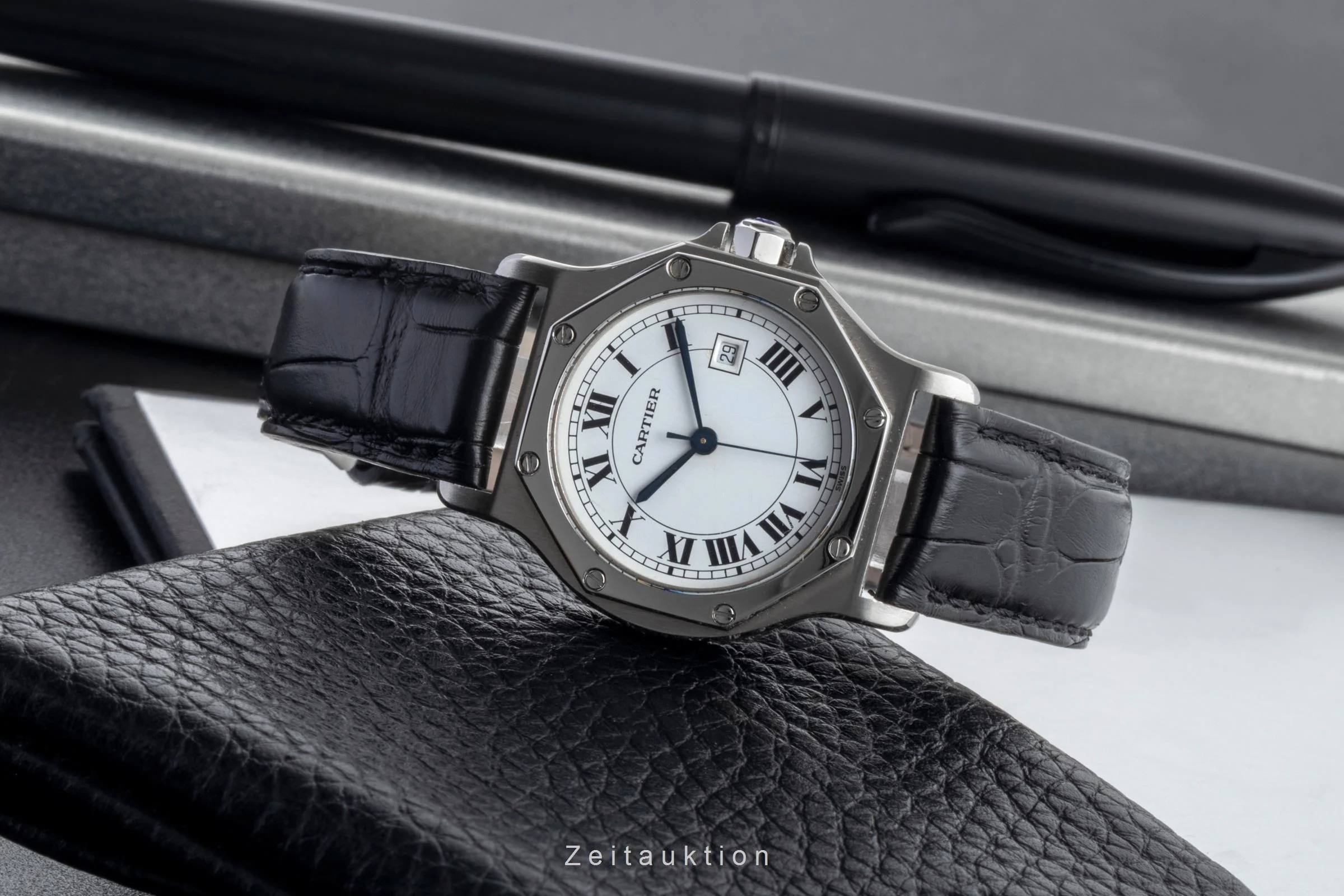 Cartier Santos Ronde steel automatic unisex 2965  [2504912] - Image 3