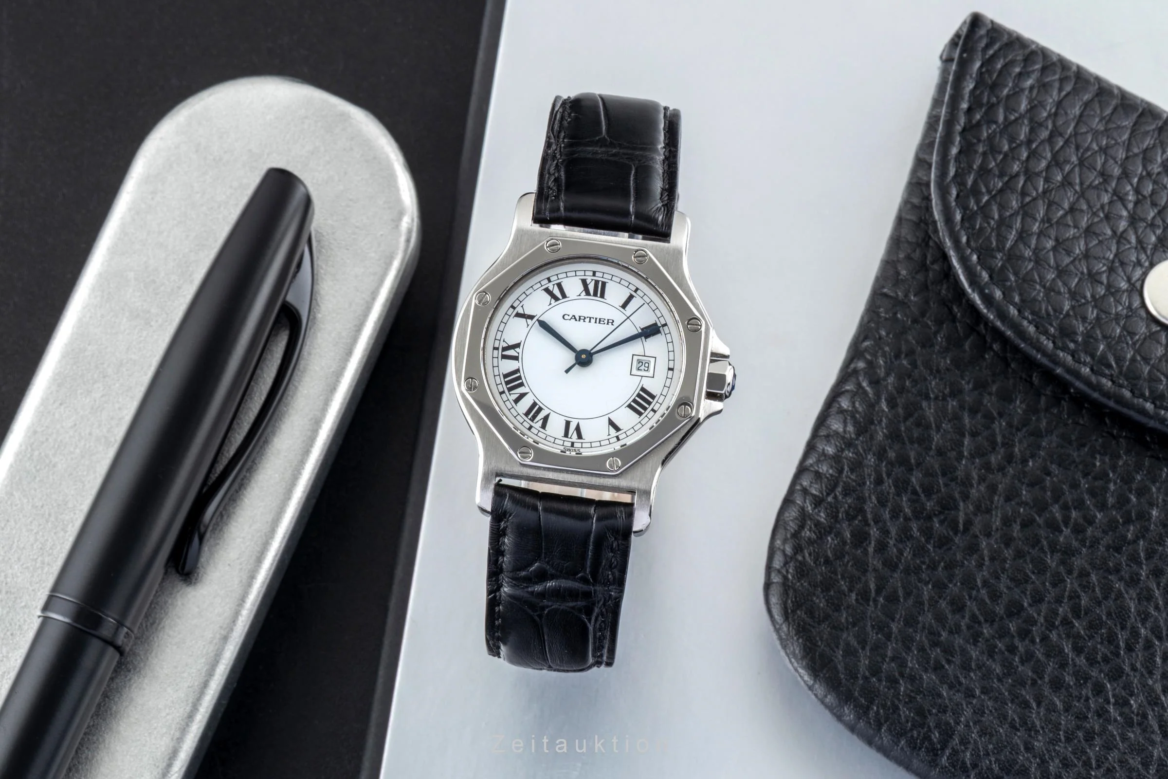 Cartier Santos Ronde steel automatic unisex 2965  [2504912] - Image 4